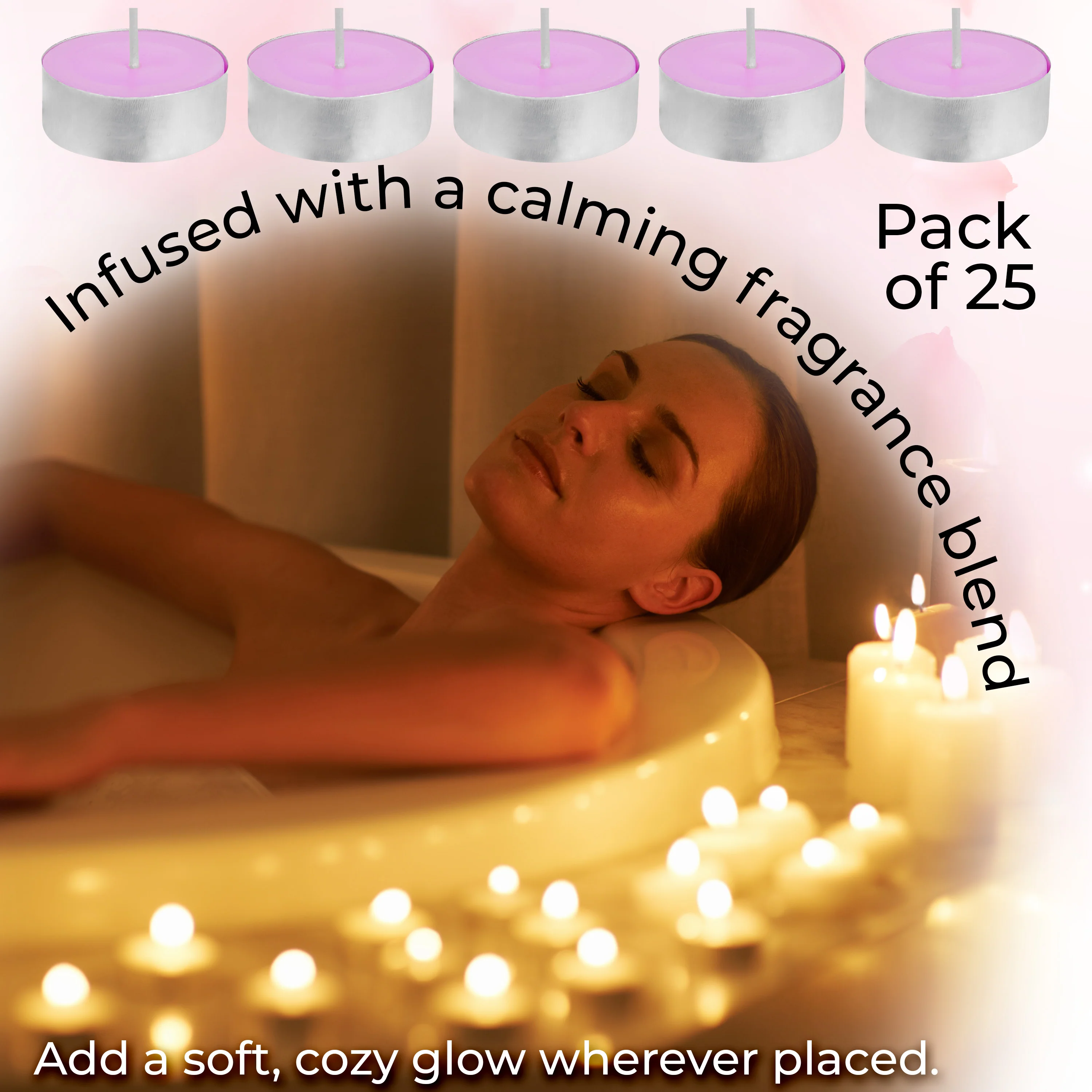DECO EXPRESS Tealight Candles Multipack of 200, 100, 50, 25 or 24, Burning Time 4, 8 or 10 Hours - Tea Lights Candles - Image 23