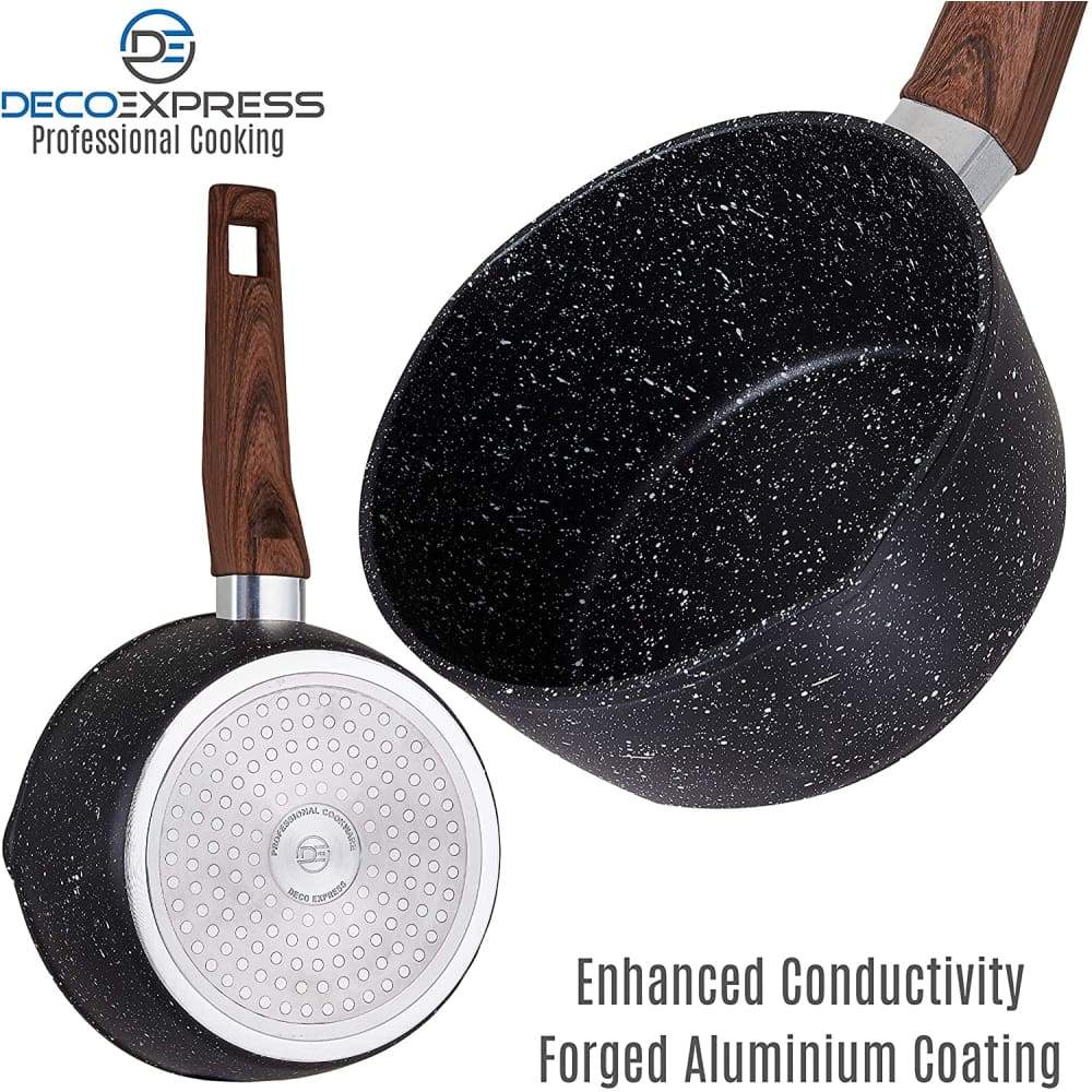 DecoExpress 20 cm High Performance Induction Pan Prime Quality Cookware Set - Image 5