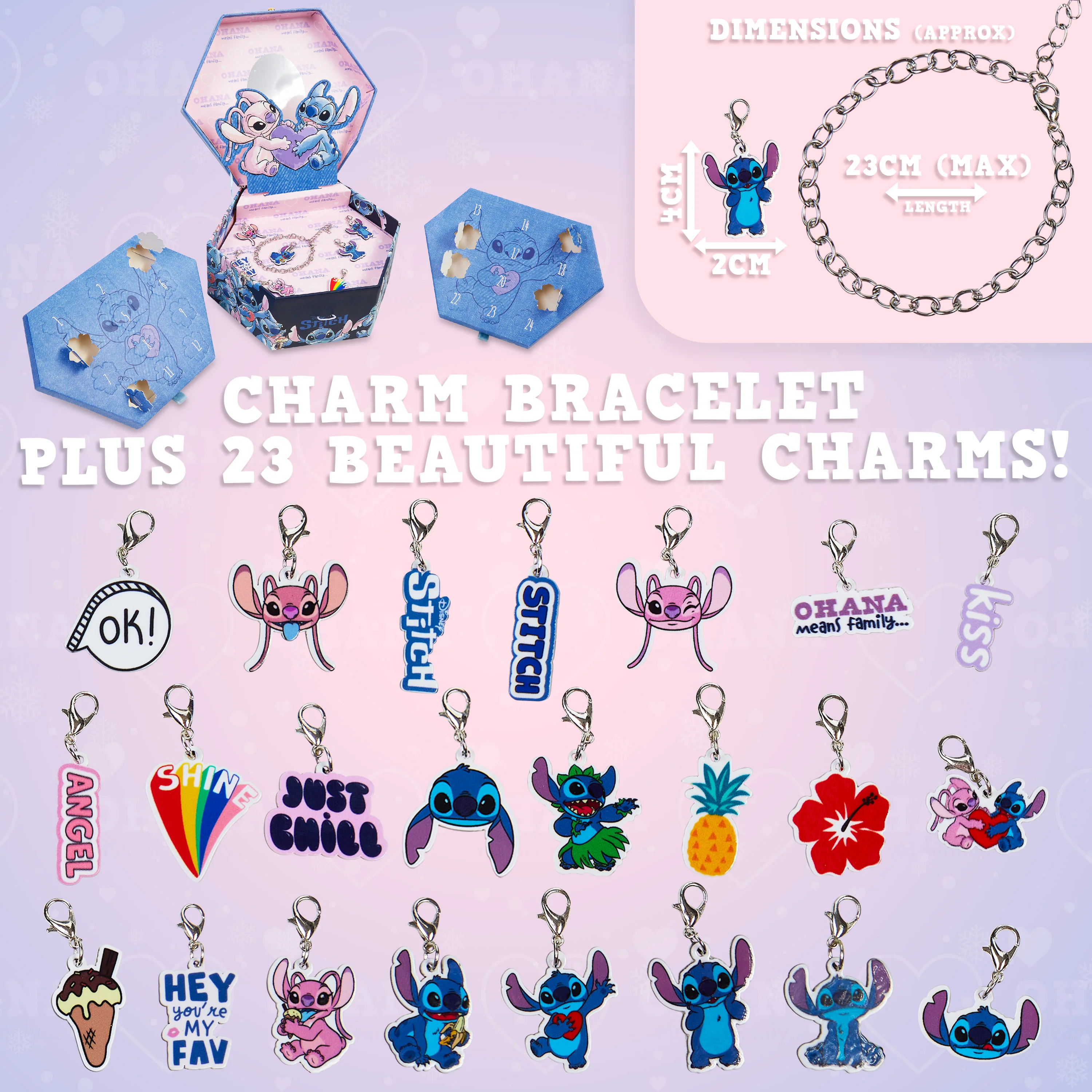 Disney Stitch Jewellery Advent Calendar 2025, Countdown Calendar for Girls (Blue Jewellery) - Image 5