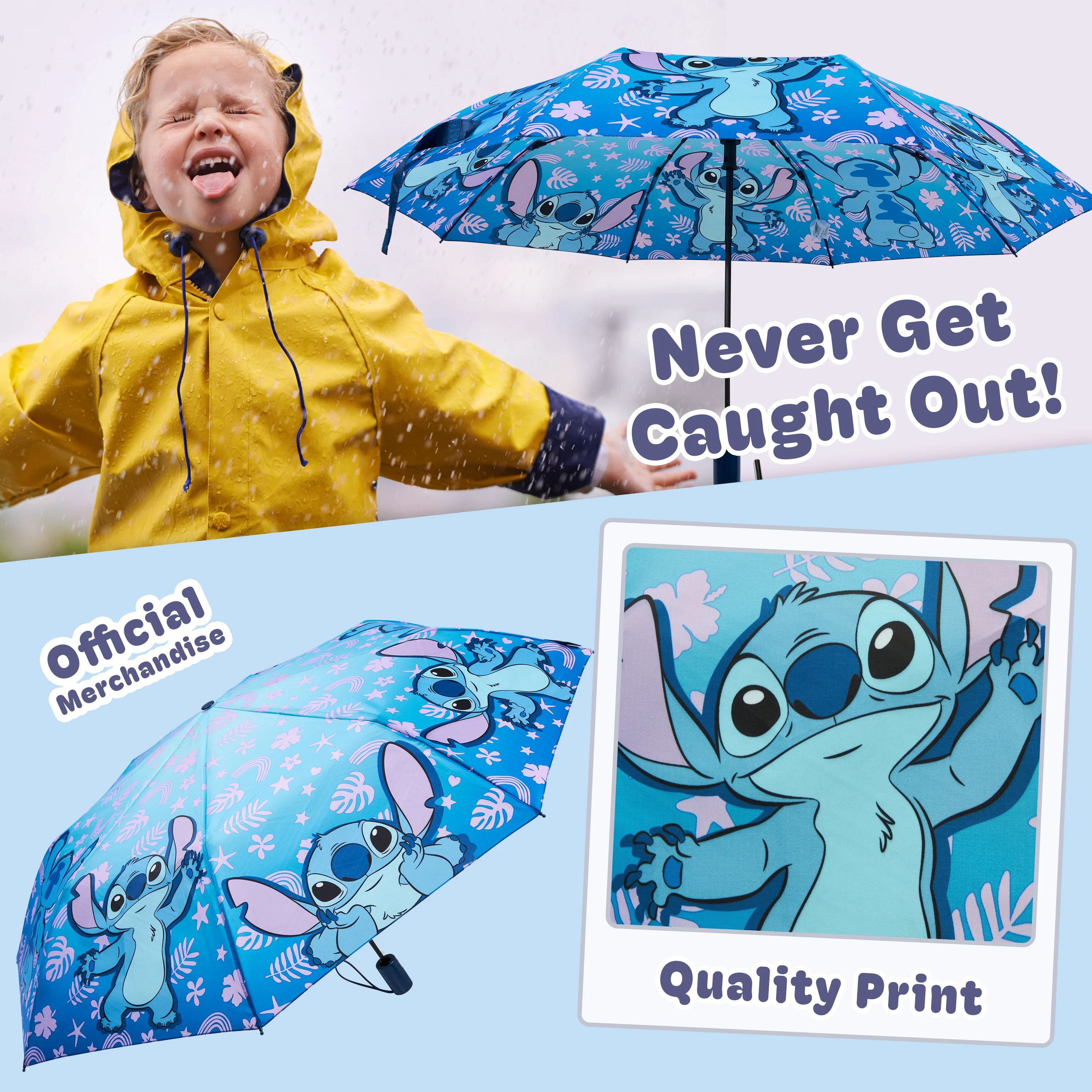 Disney Automatic Umbrella for Adults Teens Kids - Folding Telescopic Umbrella - Image 3