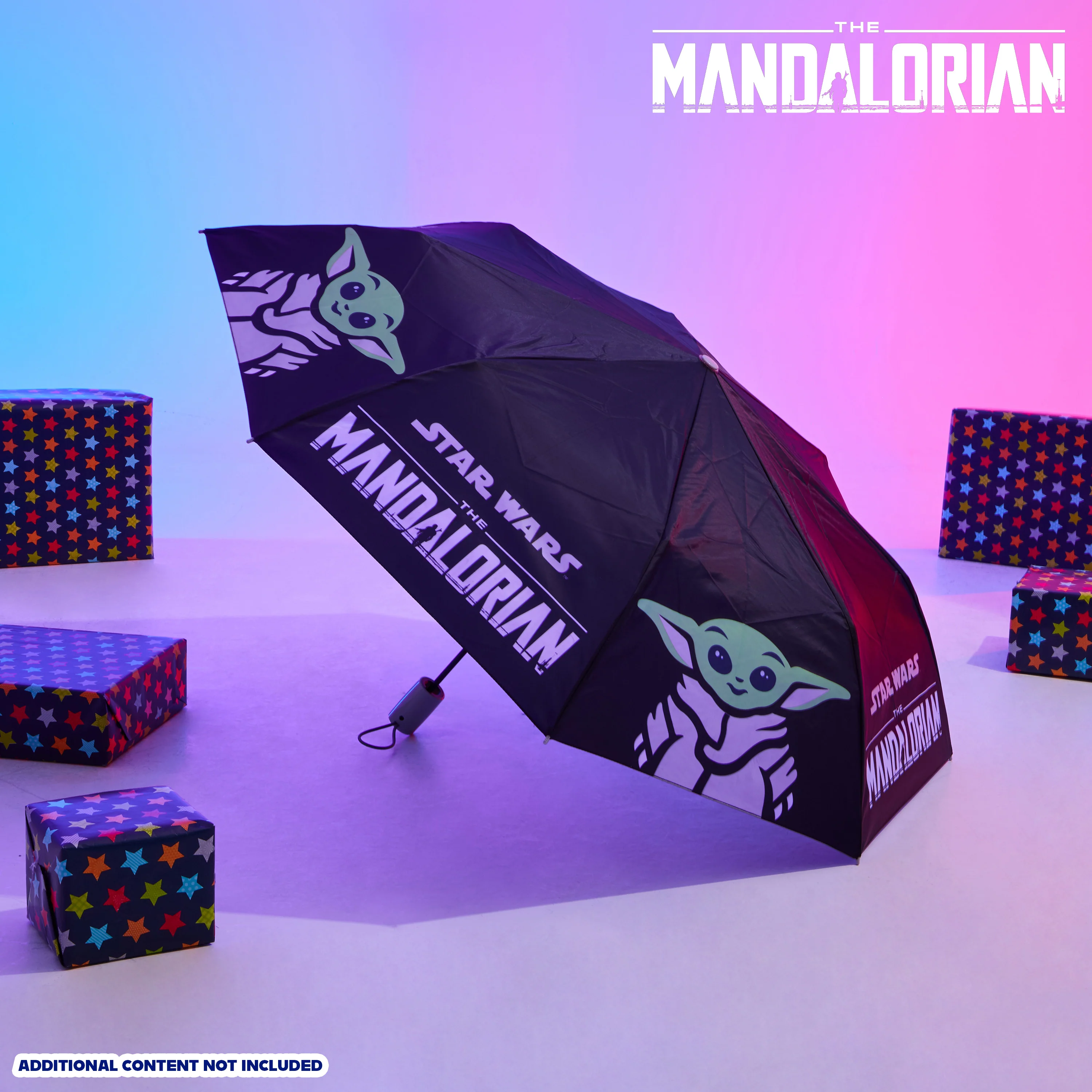 Disney The Mandalorian Folding Umbrella for Adults and Teenagers - Image 2
