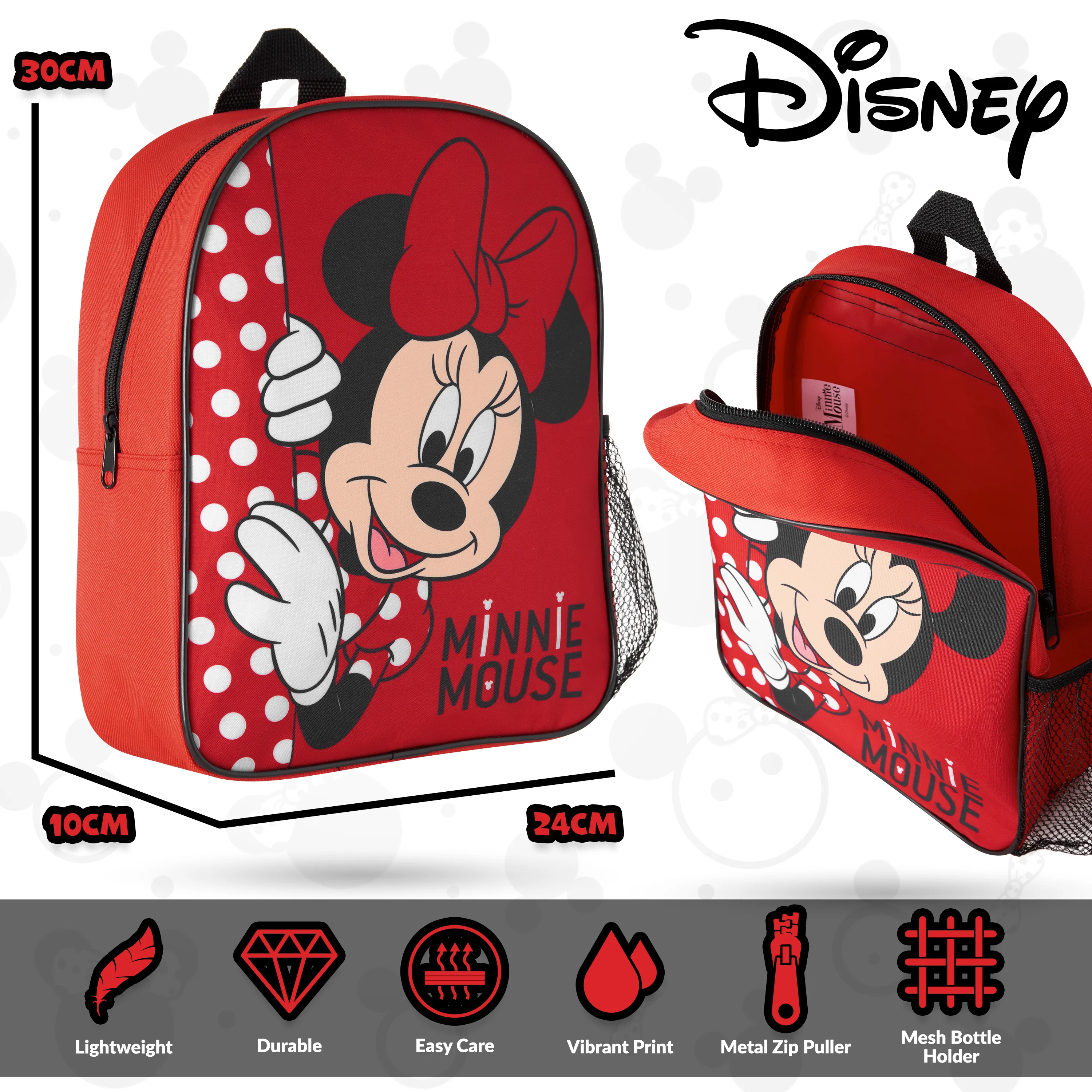 Disney Backpack for Girl - Minnie Mouse Backpack - Image 4