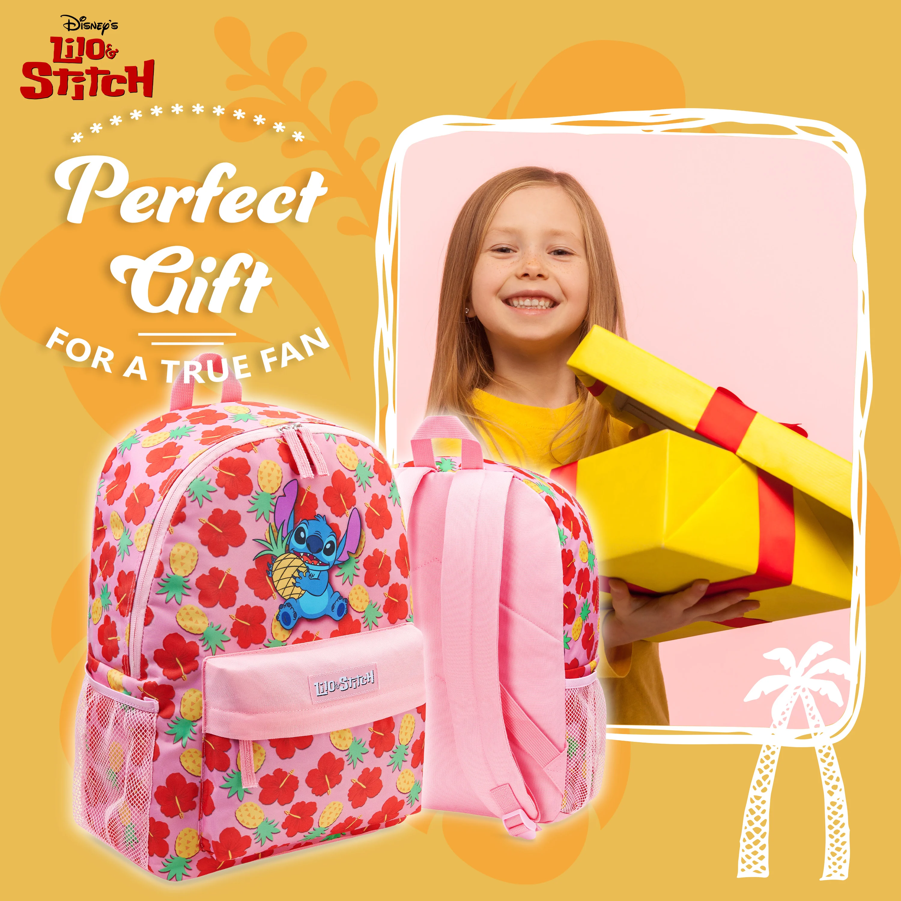 Disney Backpack for Girls, Stitch School Bags for Girls - Image 2