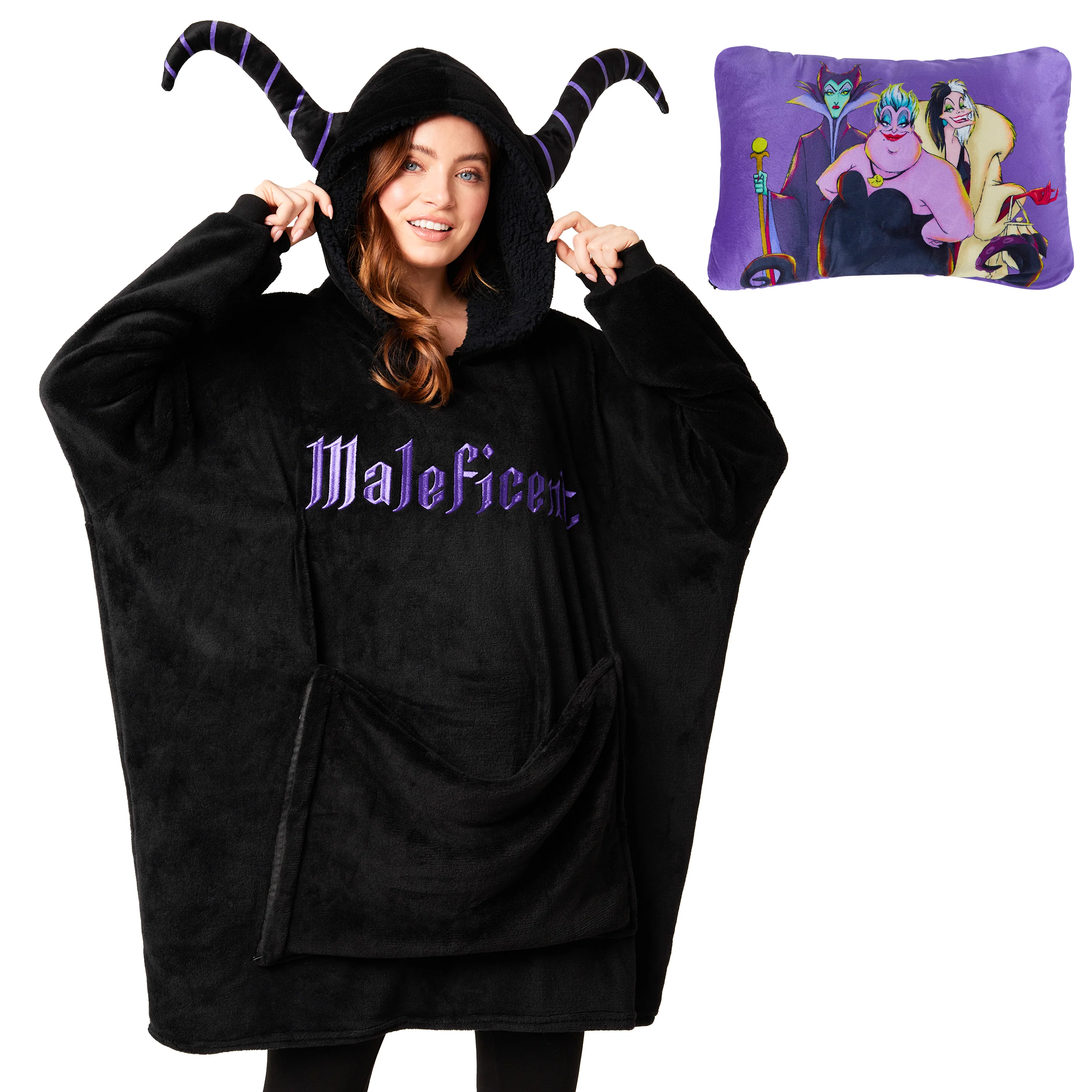 Disney Stitch Blanket Hoodie - Adults 2 in 1 Oversized Fleece Hoodie Baby Yoda Minnie Mouse - Stitch Gifts