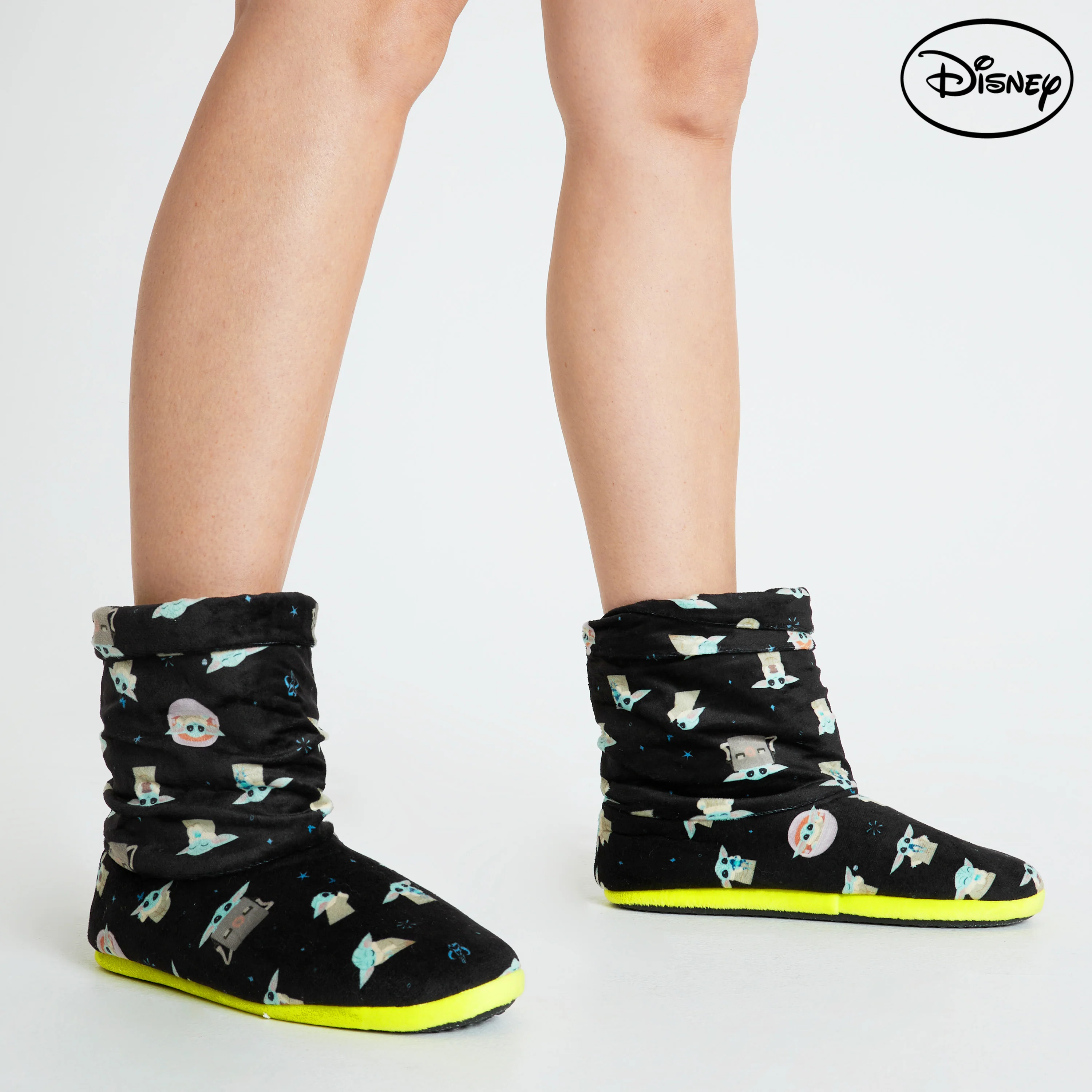 Disney Boot Slippers Women and Teenagers - BABY YODA - Image 4