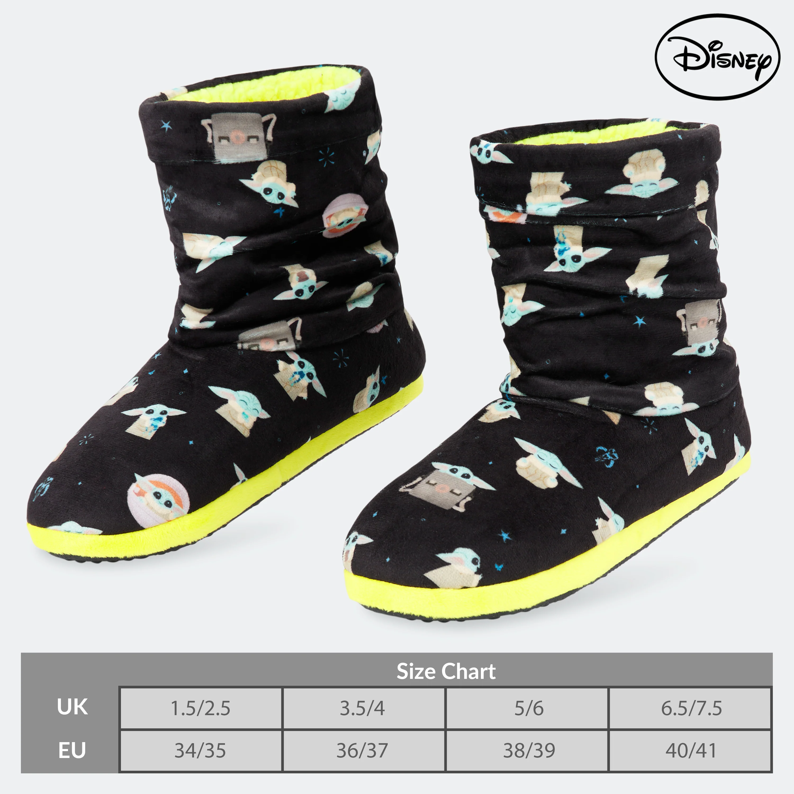 Disney Boot Slippers Women and Teenagers - BABY YODA - Image 6