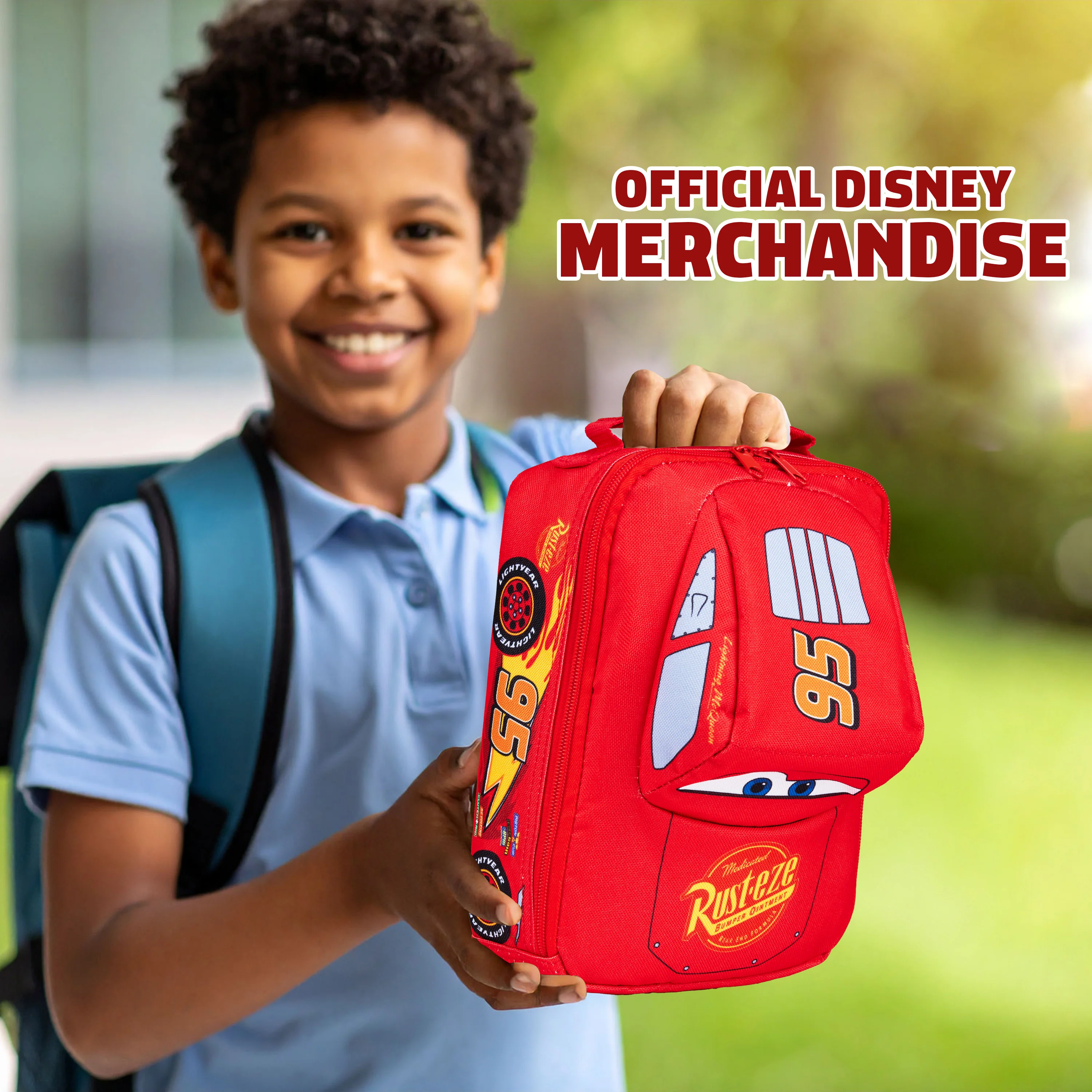 Disney Cars Lunch Bag for Kids Insulated Lunch Box Lightning McQueen - Image 5