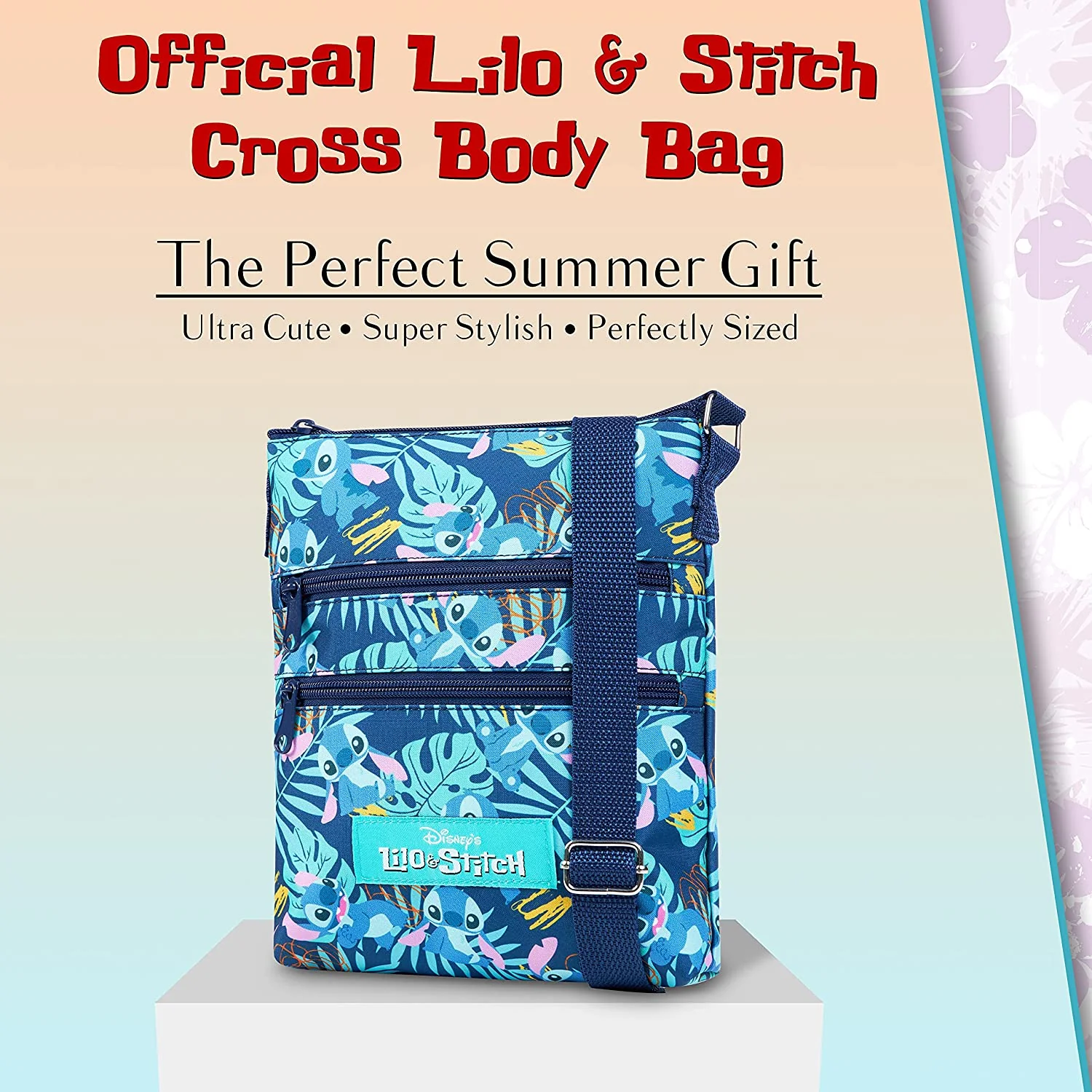 Disney Stitch Cross Body Bag for Girls Teenagers, Shoulder Bag with Adjustable Strap Women Fashion Handbag, Stitch Gifts - Image 2