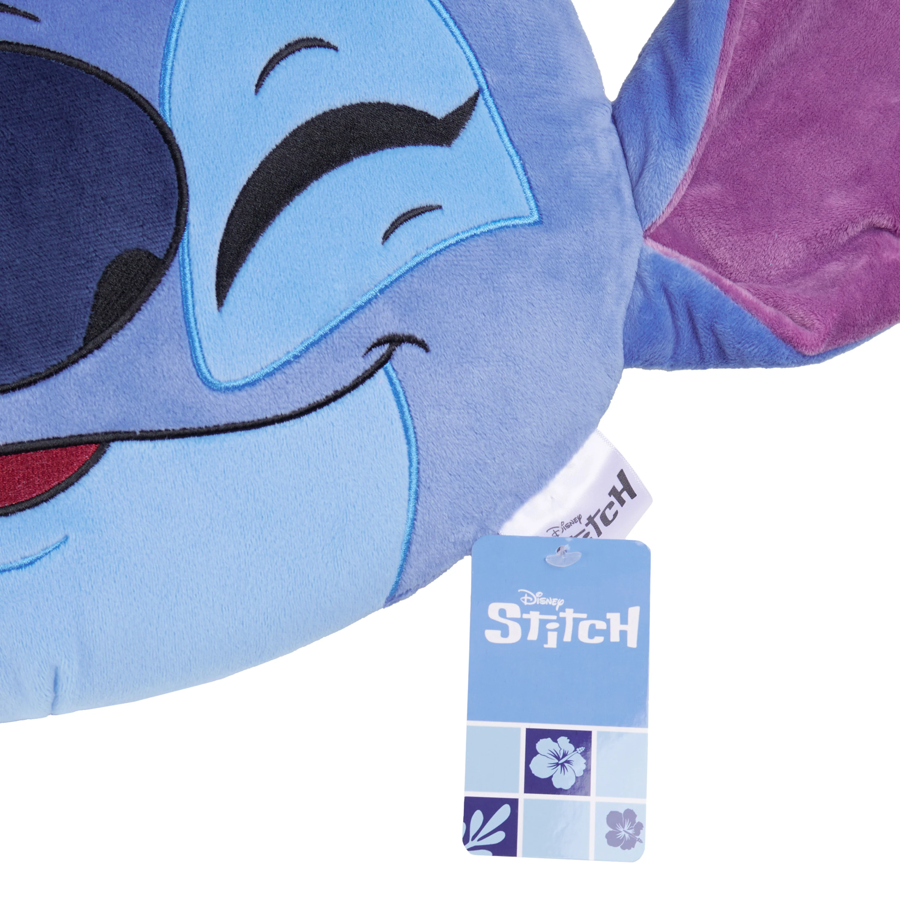 Disney Stitch 3D Plush Pillow Cushions for Bed, Kids Bedroom Accessories 39.5 x 31cm- Stitch Gifts (Blue/Purple) - Image 6