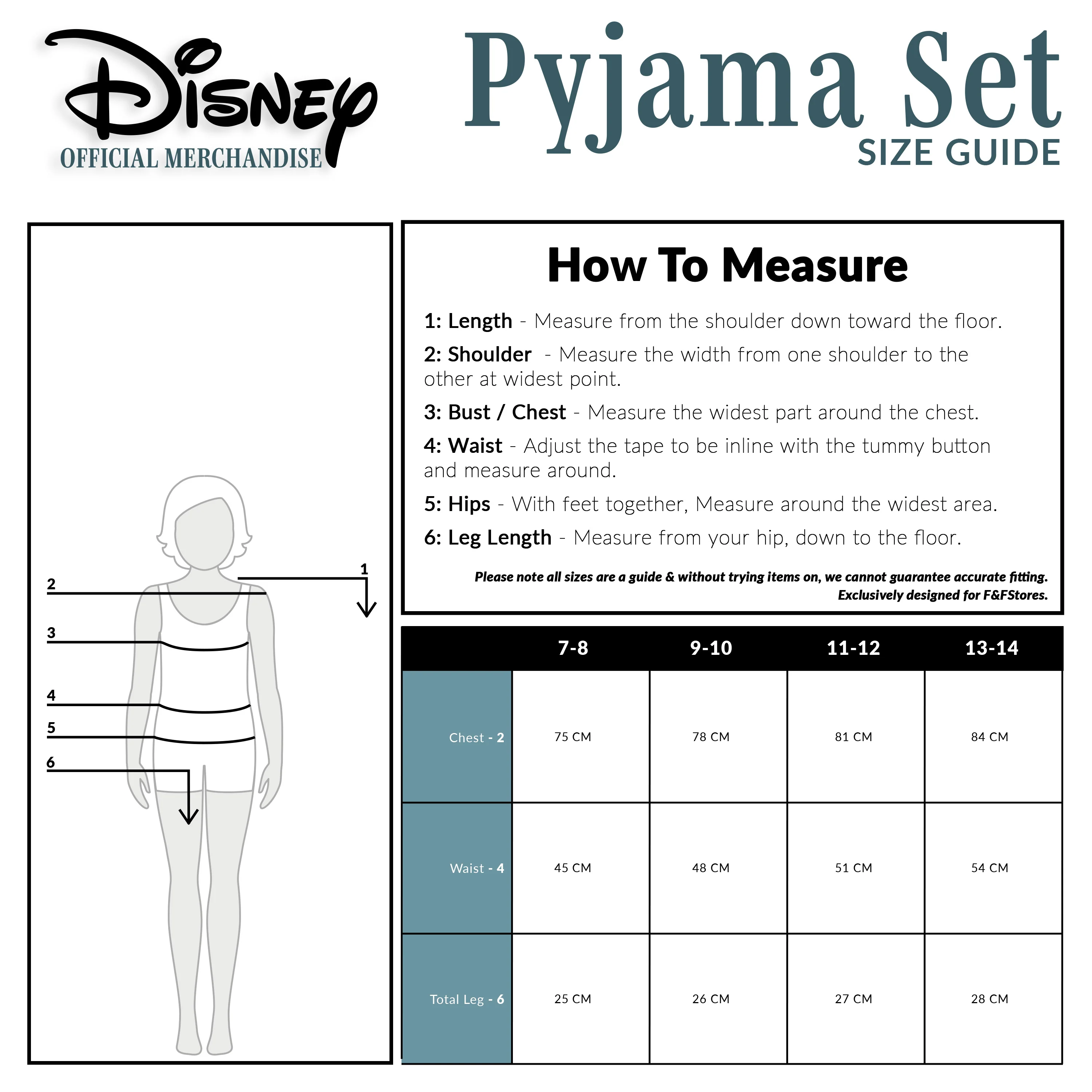 Disney Eeyore Pyjamas for Kids and Teens 2 Piece Nightwear - Image 6