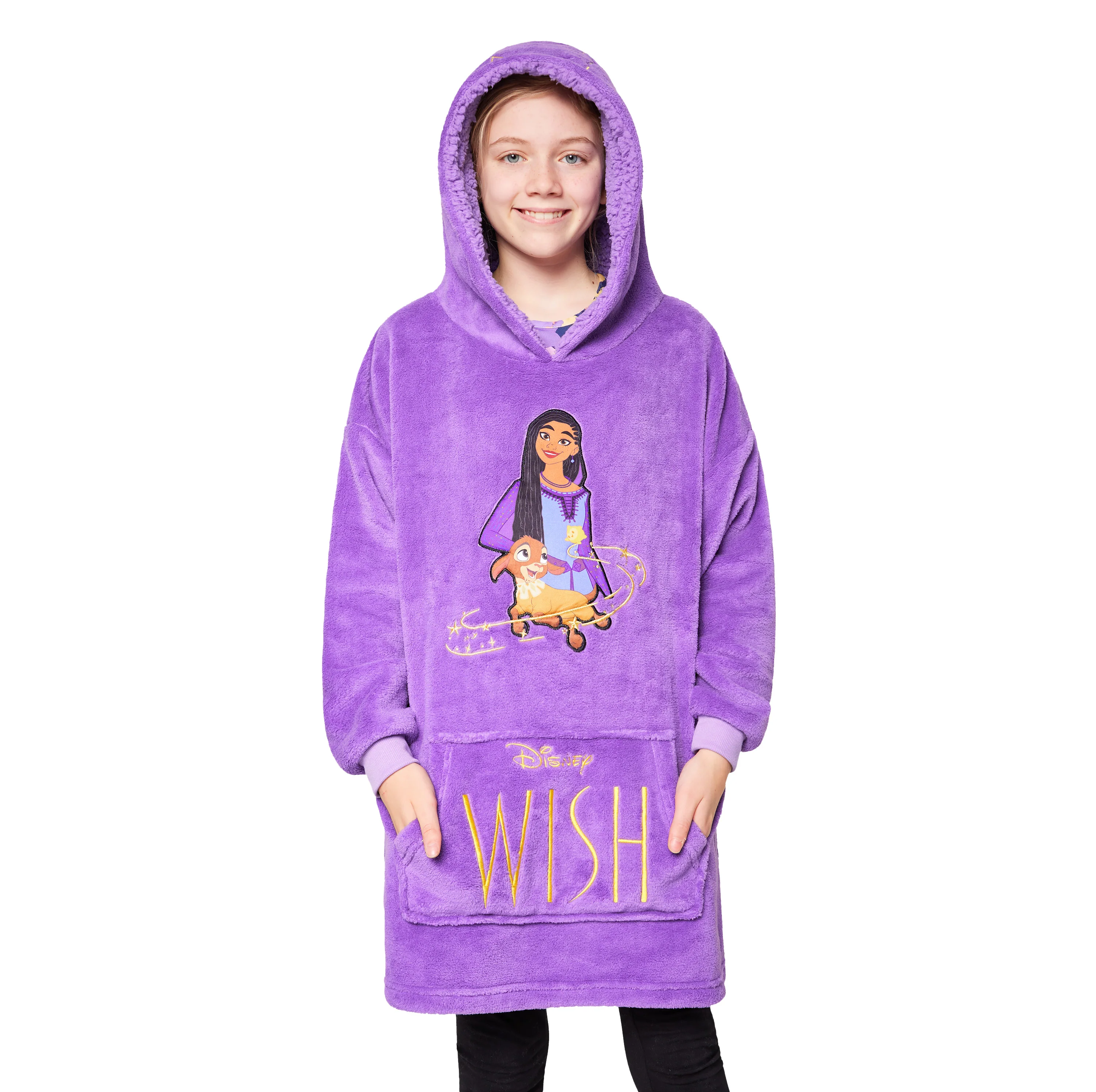 Disney Fleece Hoodie Blanket for Kids - WISH