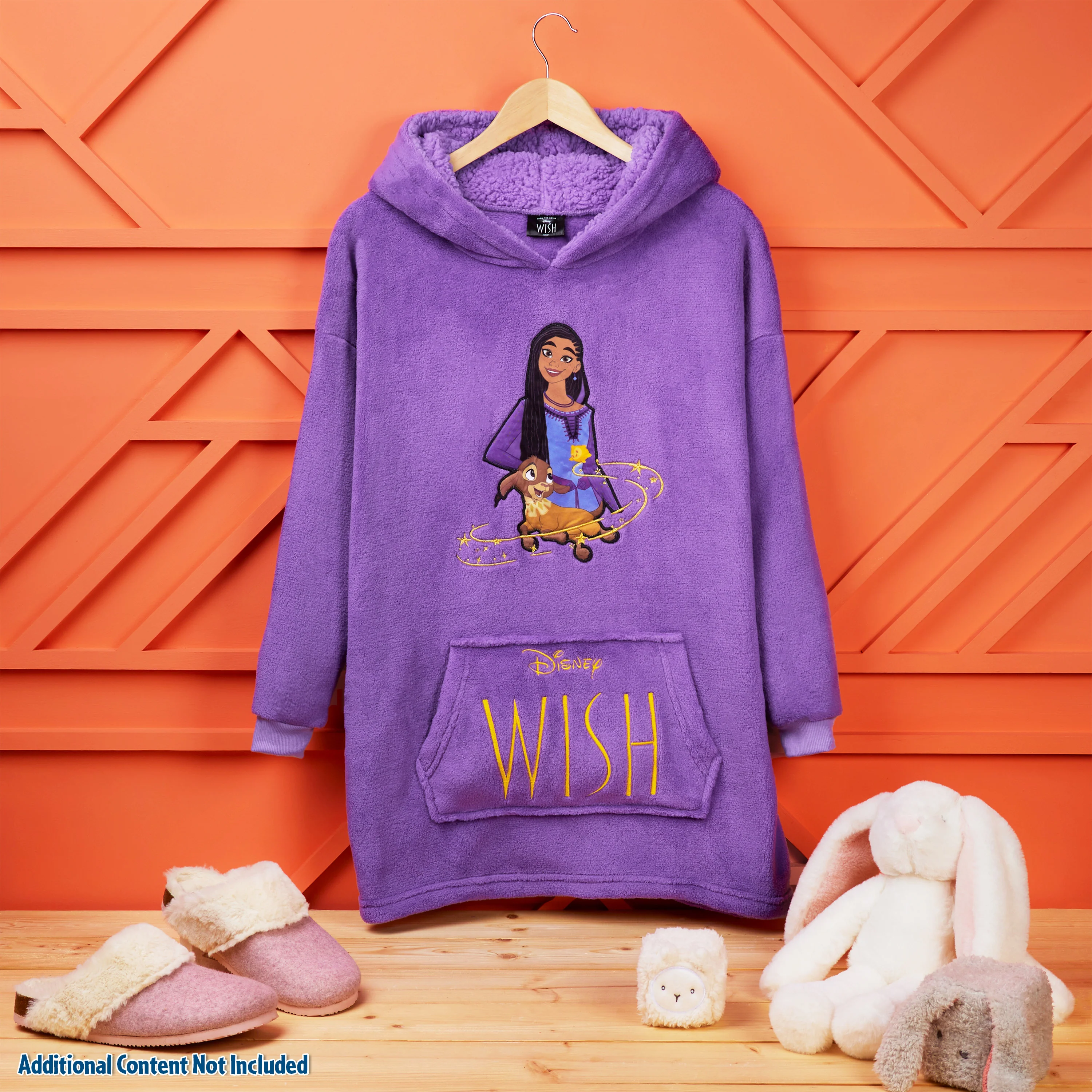 Disney Fleece Hoodie Blanket for Kids - WISH - Image 2