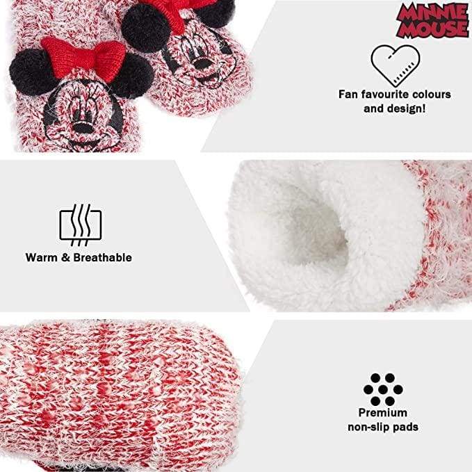 Disney Women's Slippers Socks Fluffy Slipper Socks - Image 4