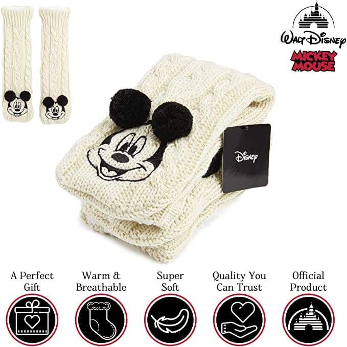 Disney Women's Slippers Socks Fluffy Slipper Socks - Image 5