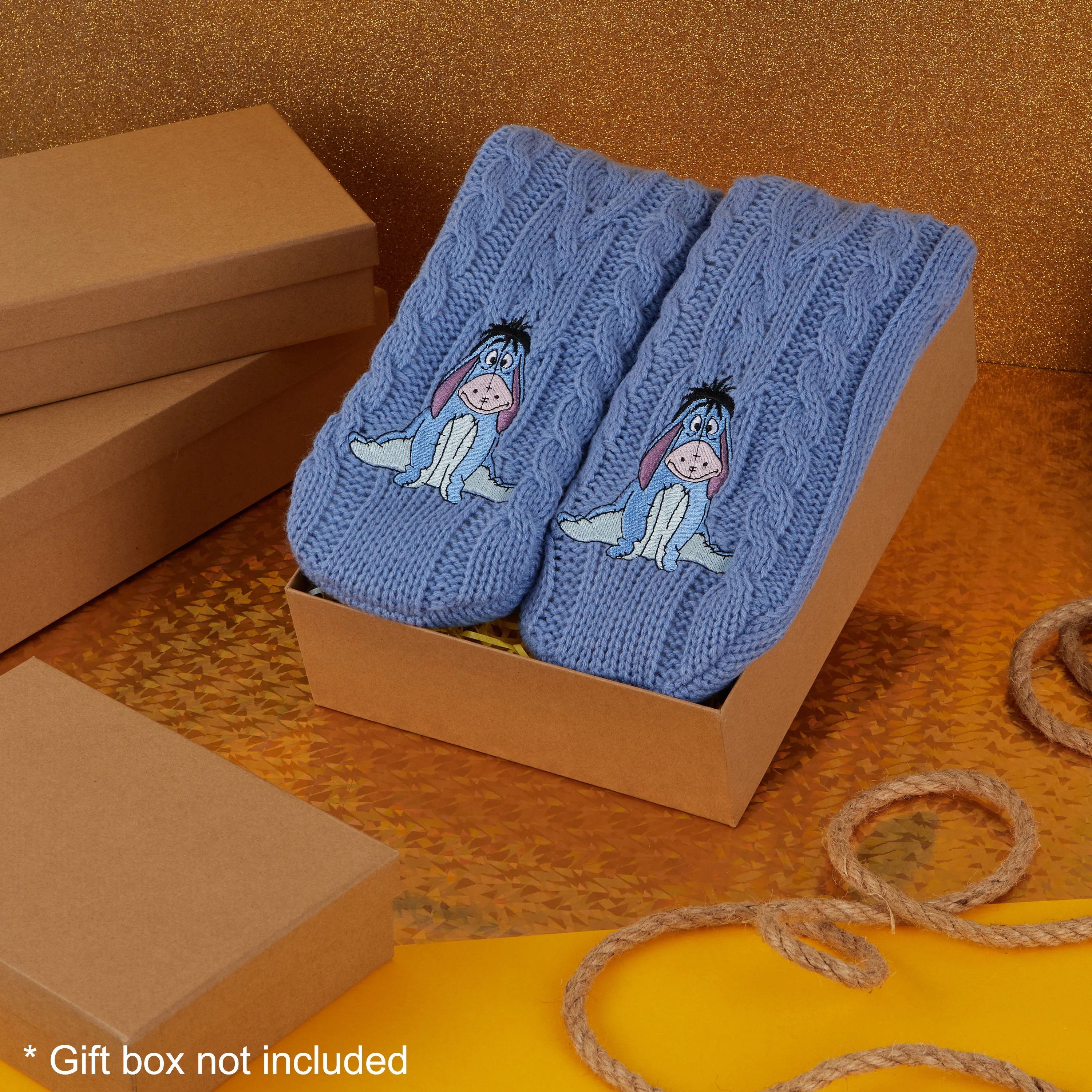 Disney Fluffy Socks for Women and Teenagers Soft Warm Slipper Socks Non Slip One Size - Image 2