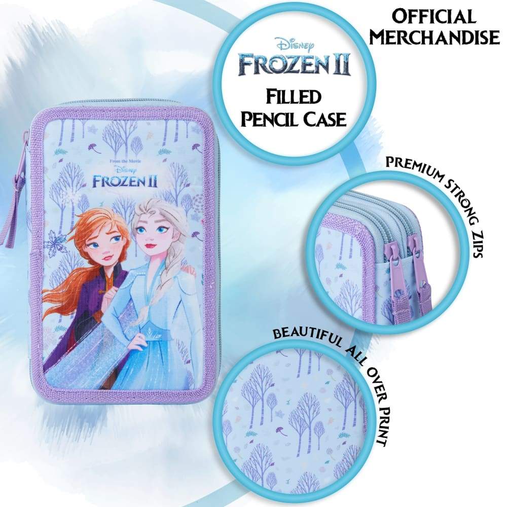 Disney Frozen Filled Pencil Cases with Frozen Stationary Supplies for Girls - Image 2