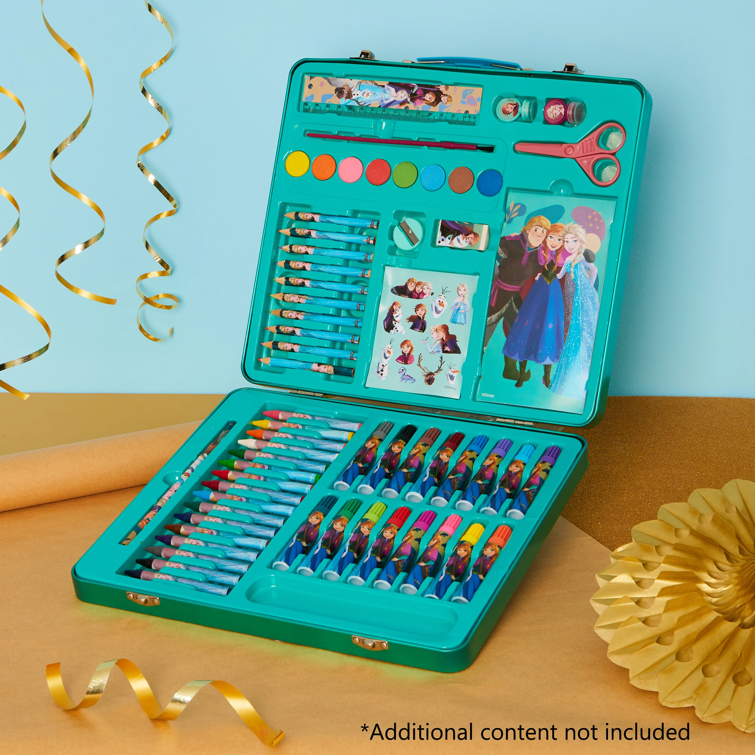 Disney Frozen Kids Art Set 40 Plus Pieces Kids Colouring Sets - Image 2