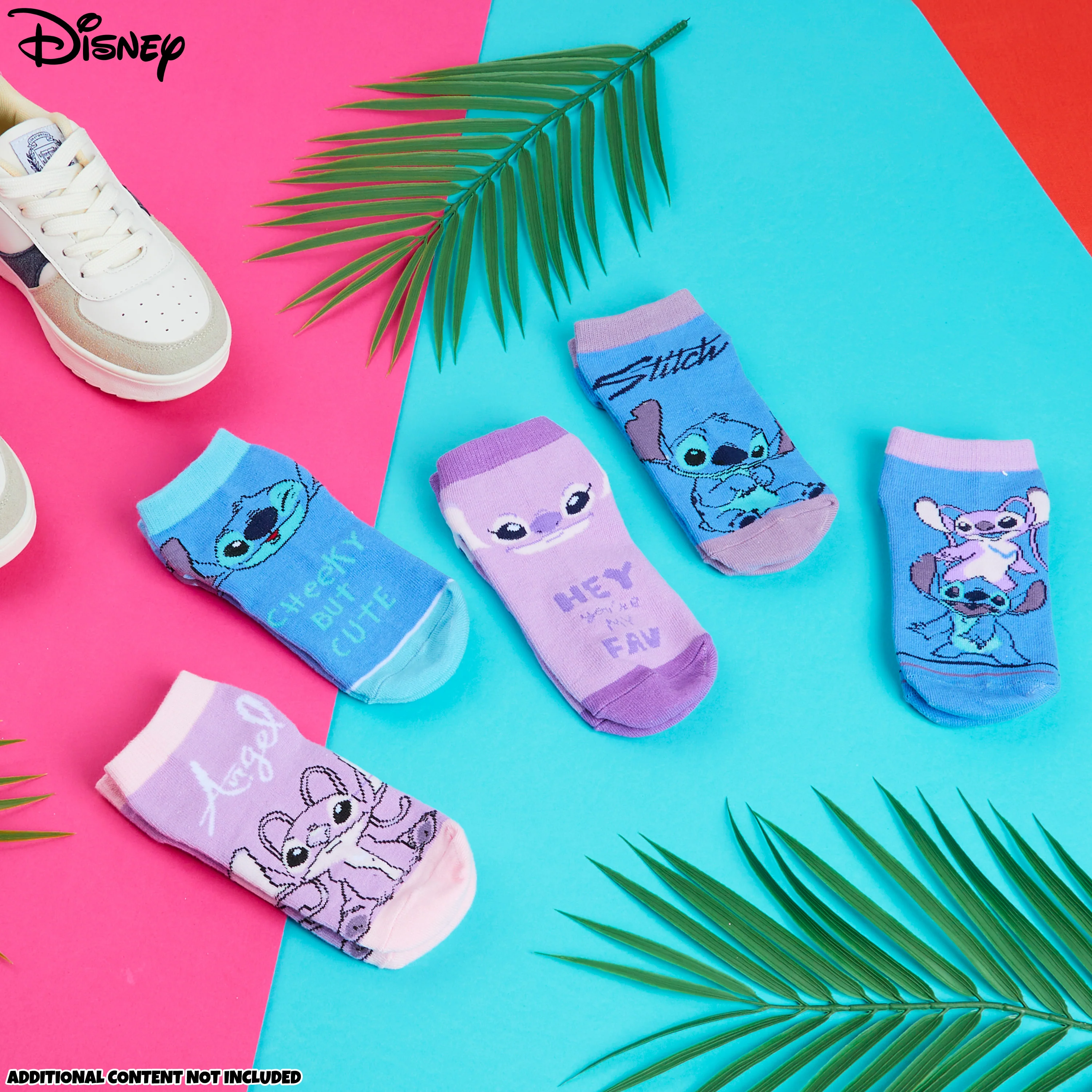 Disney Girls Ankle Socks, Soft and Breathable Socks Pack of 5 - Girls Gifts - Image 2