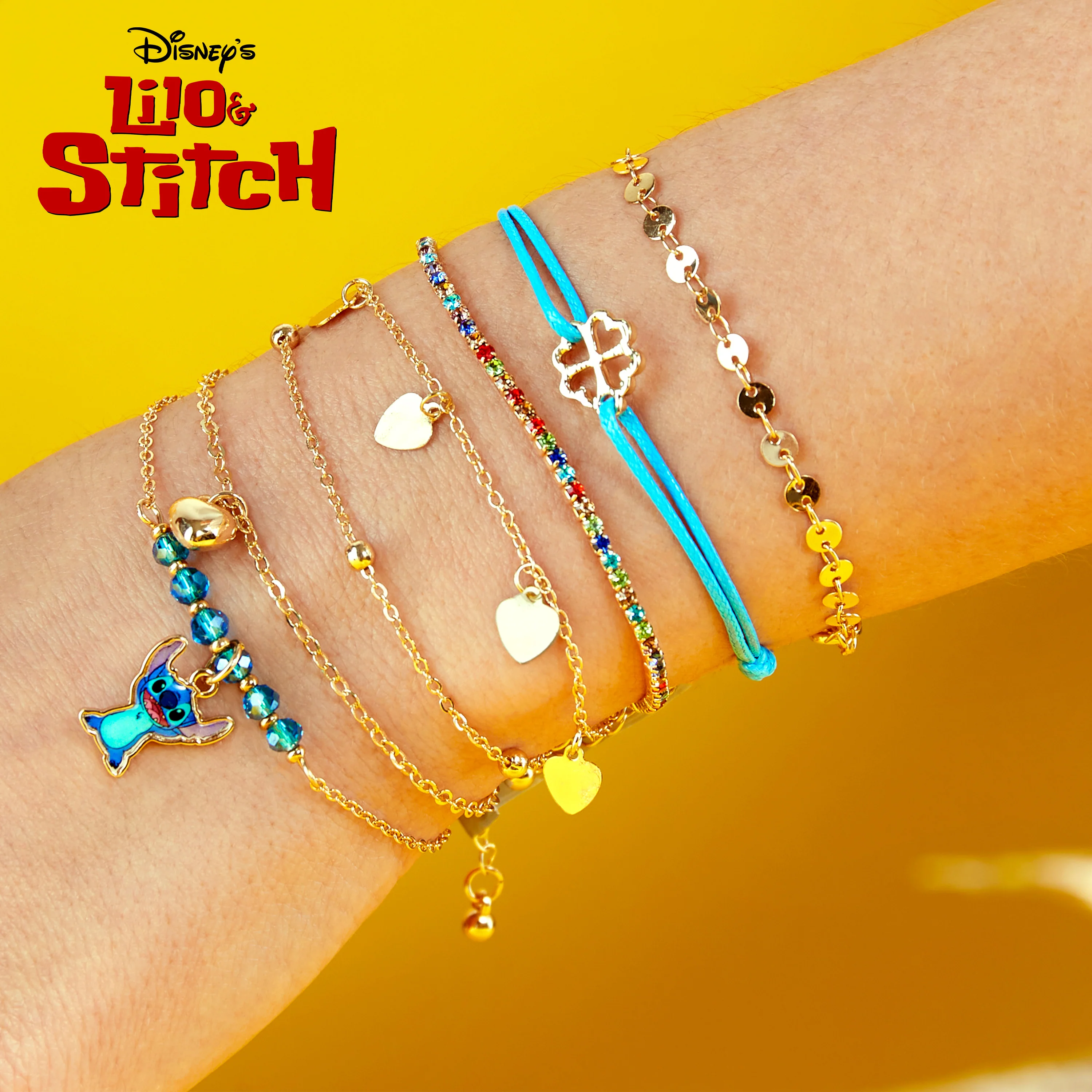 Disney Girls Bracelet with Charms - Stitch Gifts for Girls - Image 2