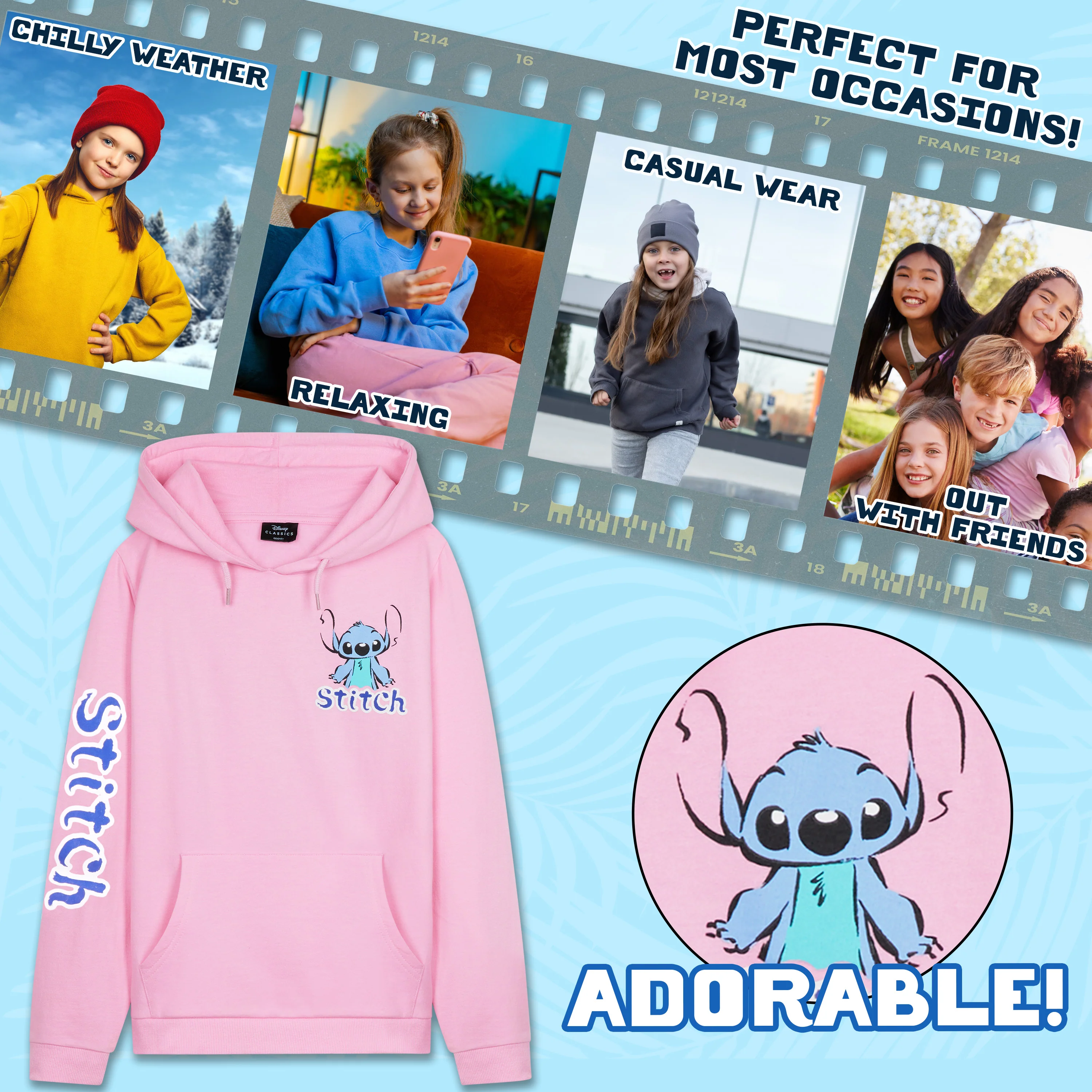 Disney Girls Hoodie, Soft Hooded Sweatshirt for Kids and Teenagers - Girls Gifts - Image 3