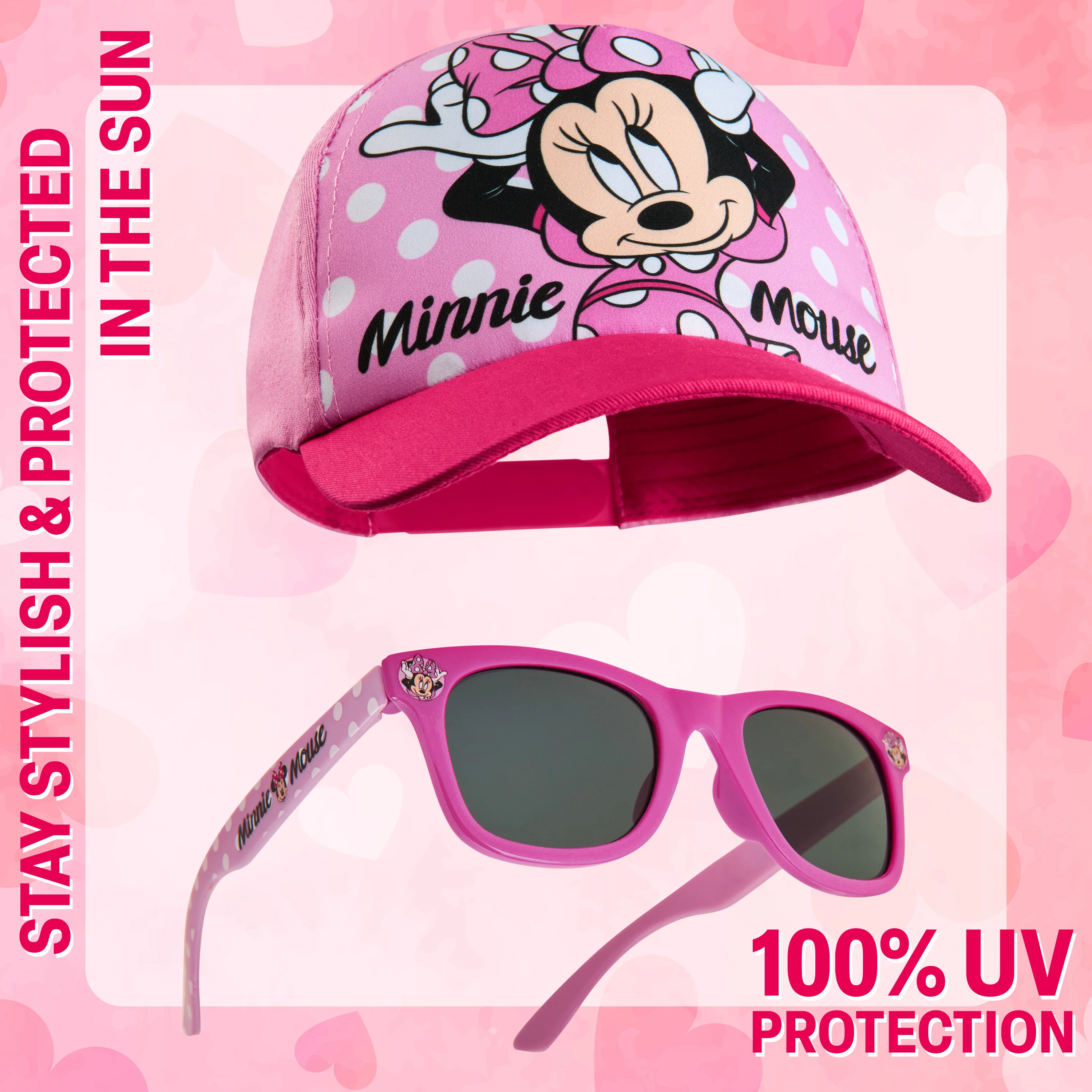 Disney Girls Sunglasses and Baseball Cap Set - Minnie Mouse - Image 4