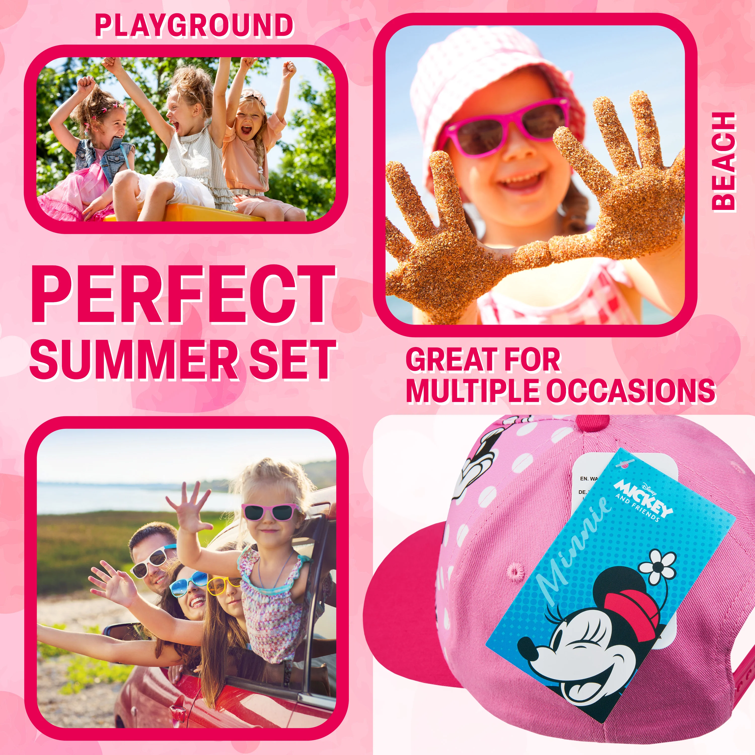 Disney Girls Sunglasses and Baseball Cap Set - Minnie Mouse - Image 5
