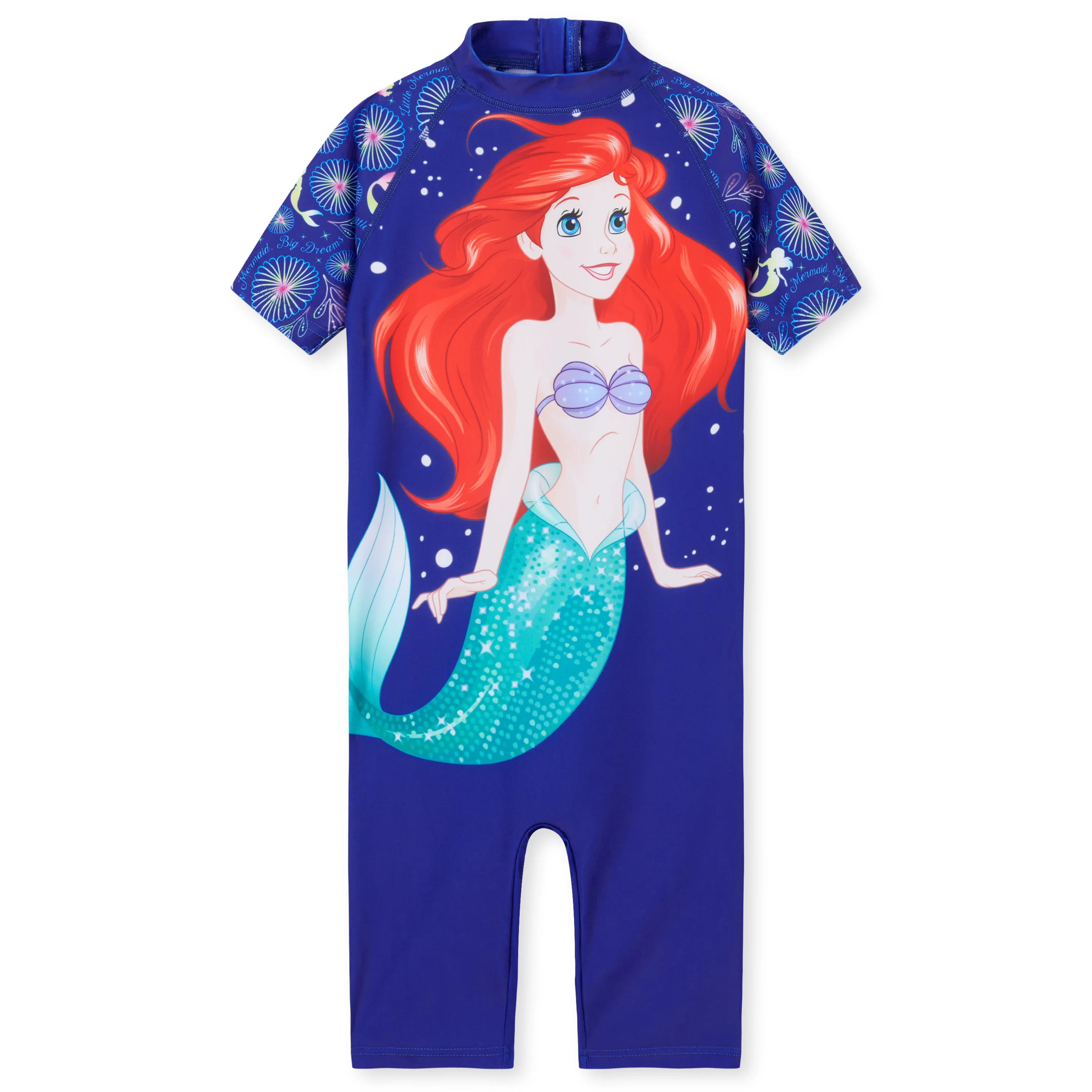 Disney Girls Swimming Costume The Little Mermaid Swimsuit
