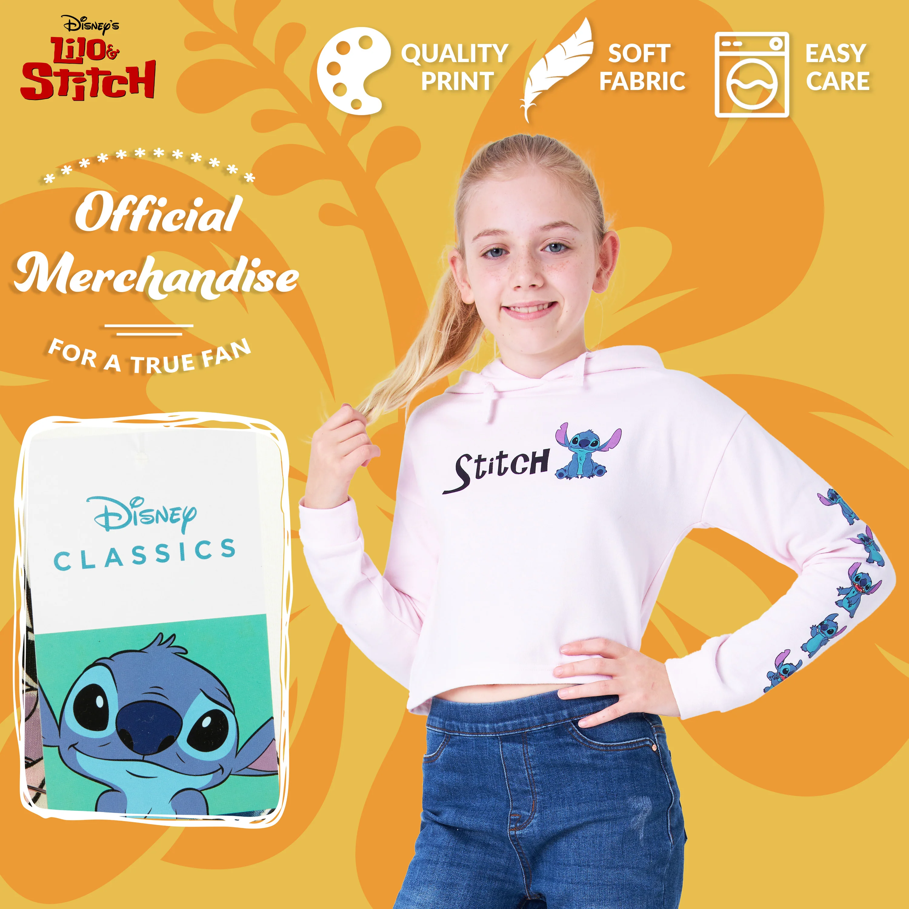 Disney Hoodie for Girls, Stitch Sweatshirt, Fashion Top for Girls and Teens, Stitch Gifts - Image 6