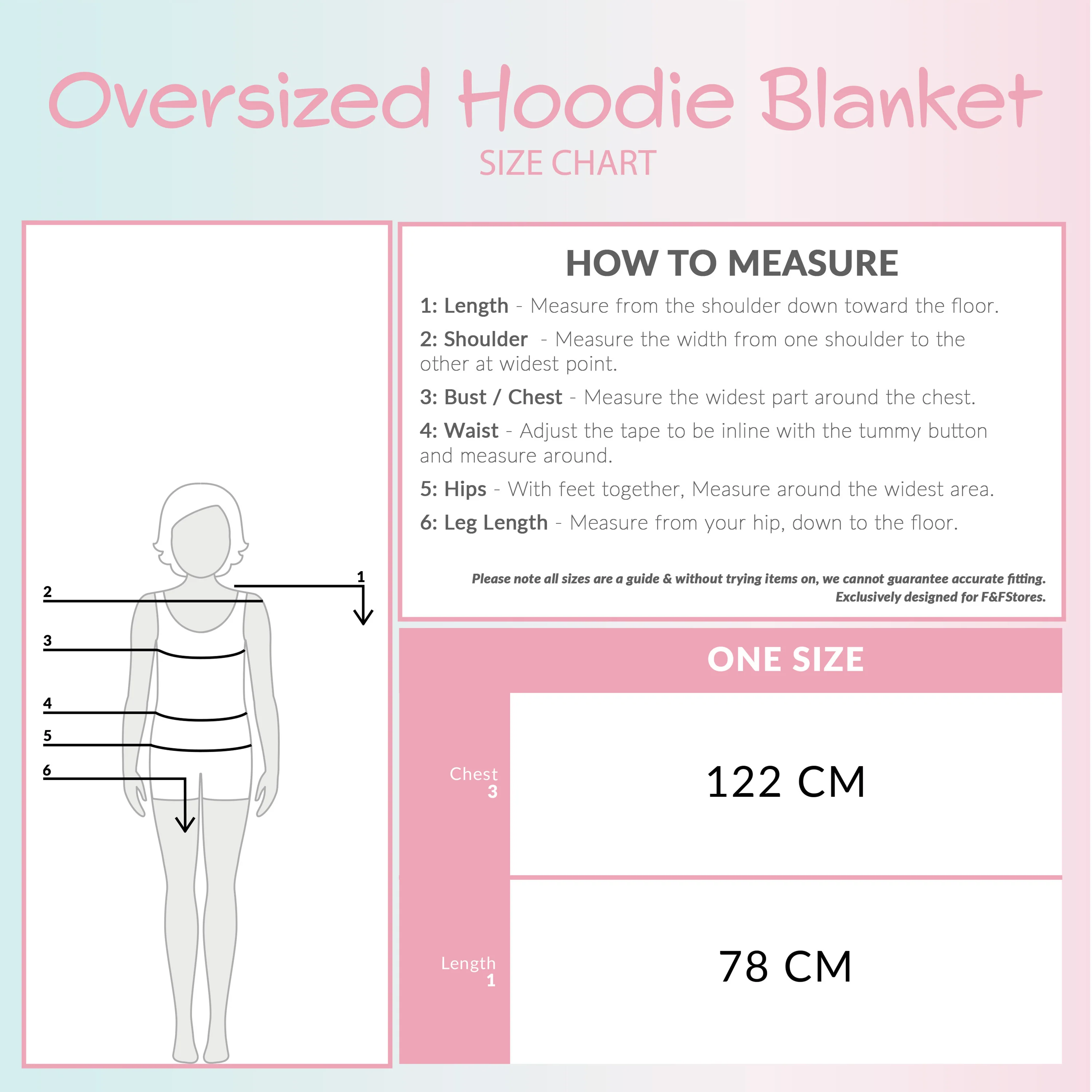 Disney Hoodies for Girls Boys, Kids Oversized Hoodie Blanket - Princess - Image 7