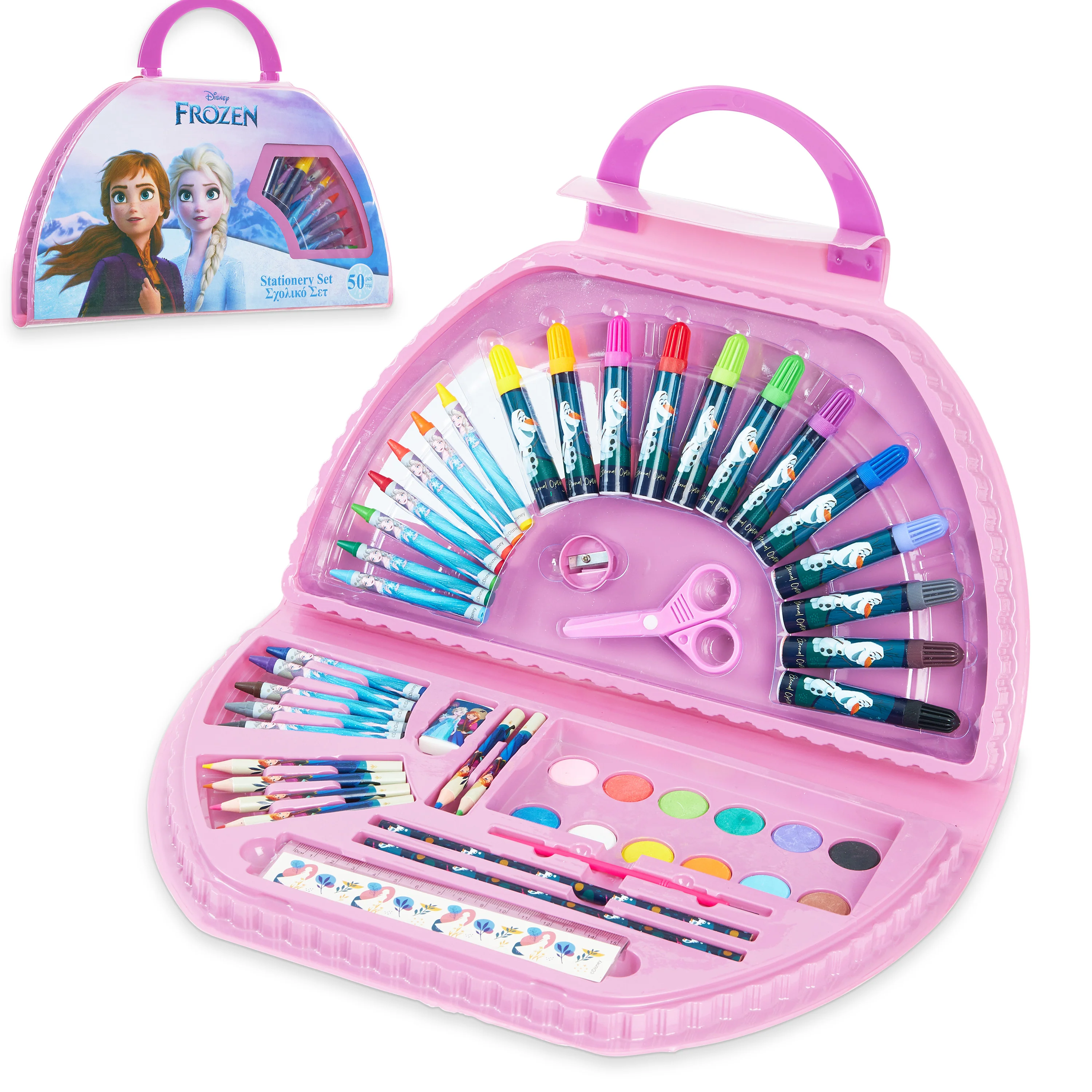 Disney Kids Art Set Princess - Colouring Sets for Children 50pcs Art Supplies
