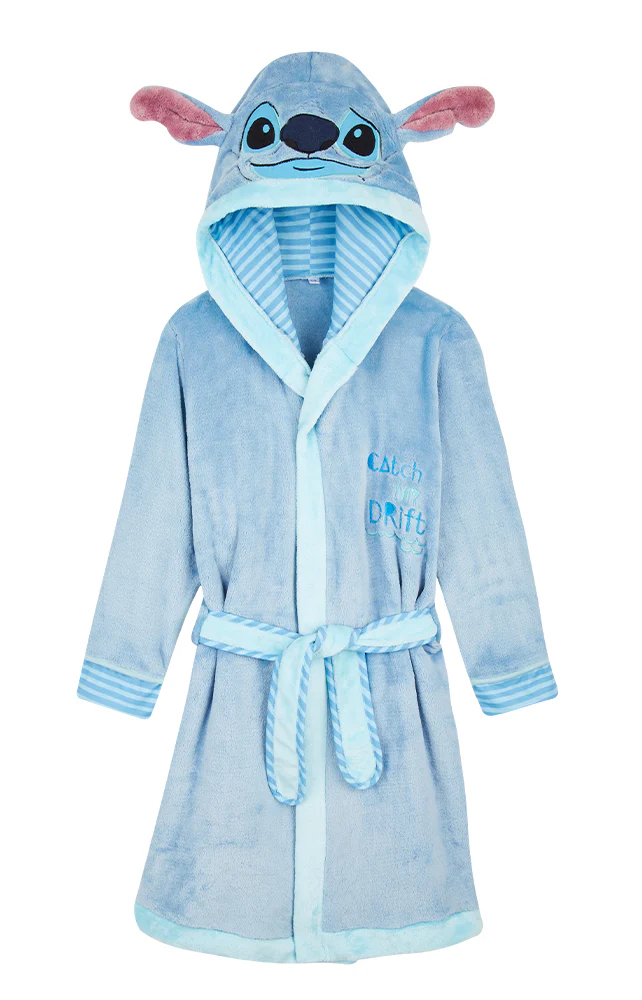 Disney Kids Dressing Gown, Lilo and Stitch, Lion King, Mickey Robe Girls Boys, Gifts