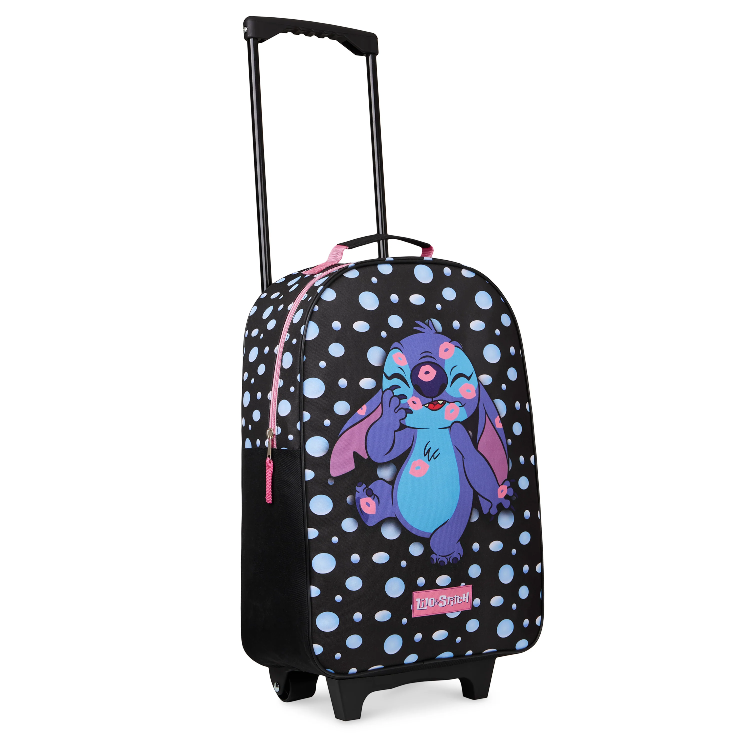 Disney Kids Suitcase - Foldable Trolley Bag 47 x 30cm, 2 Wheels Extendable Handle