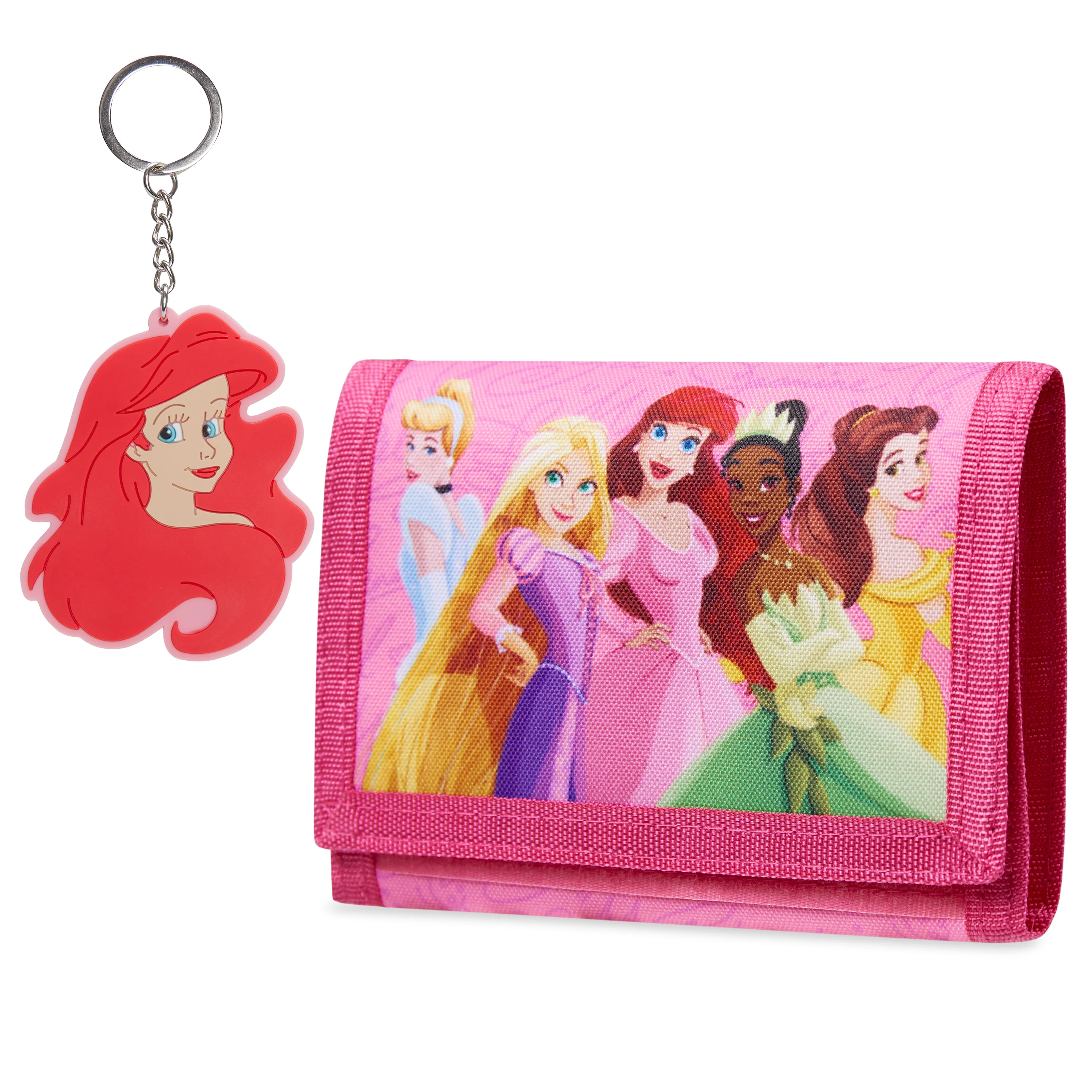 Disney Kids Wallet and Keyring Gift Set - Pink Princesses - Image 7
