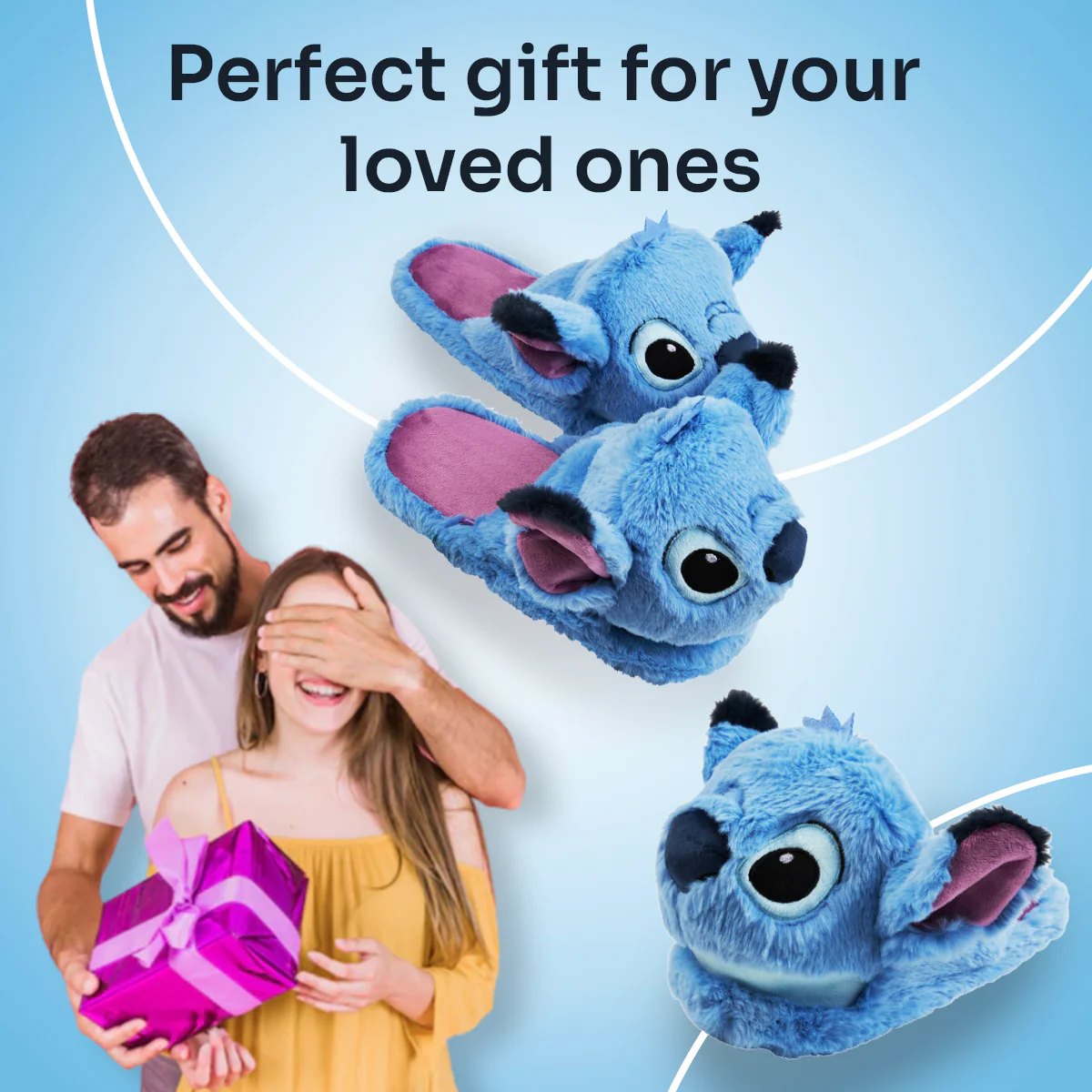 Disney Stitch Ladies Slippers Fluffy Indoor House Shoes Non Slip Minnie Mouse Baby Yoda Slippers Womens Gifts - Image 5