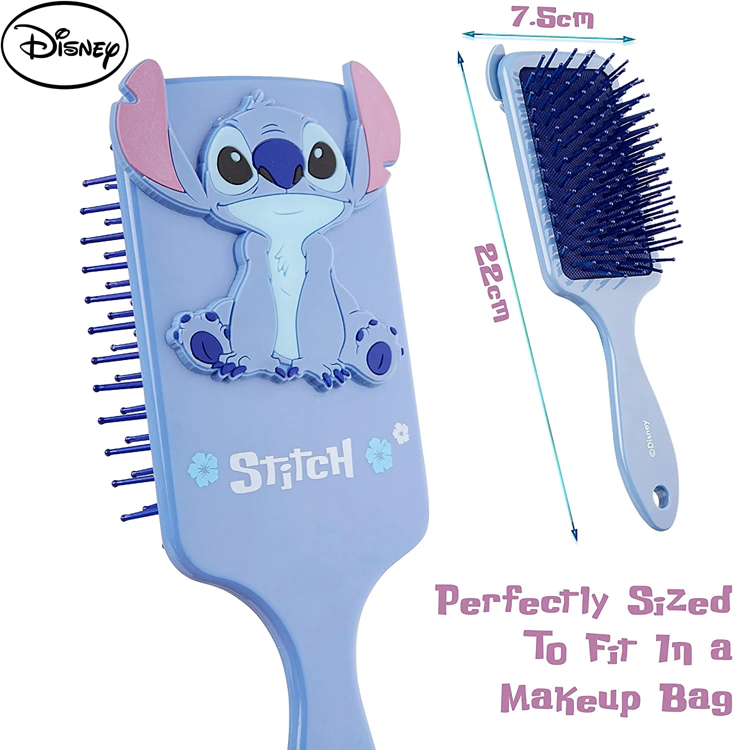 Disney Lilo and Stitch Hair Brush with 3D Stitch, Gifts for Girls, Ladies - Image 5