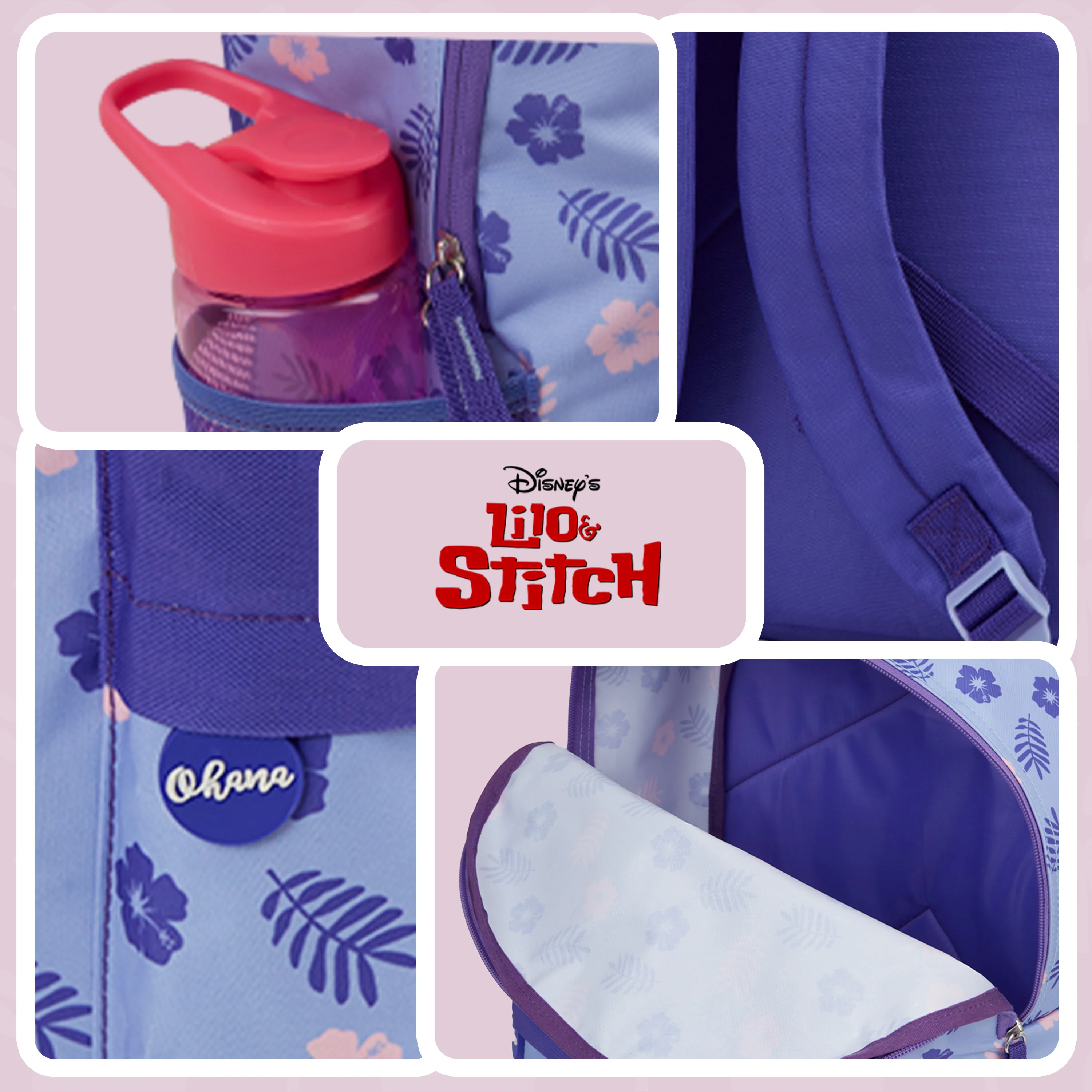 Disney Lilo and Stitch School Bag, Backpacks for Children, for School Travel for Girls - Image 4