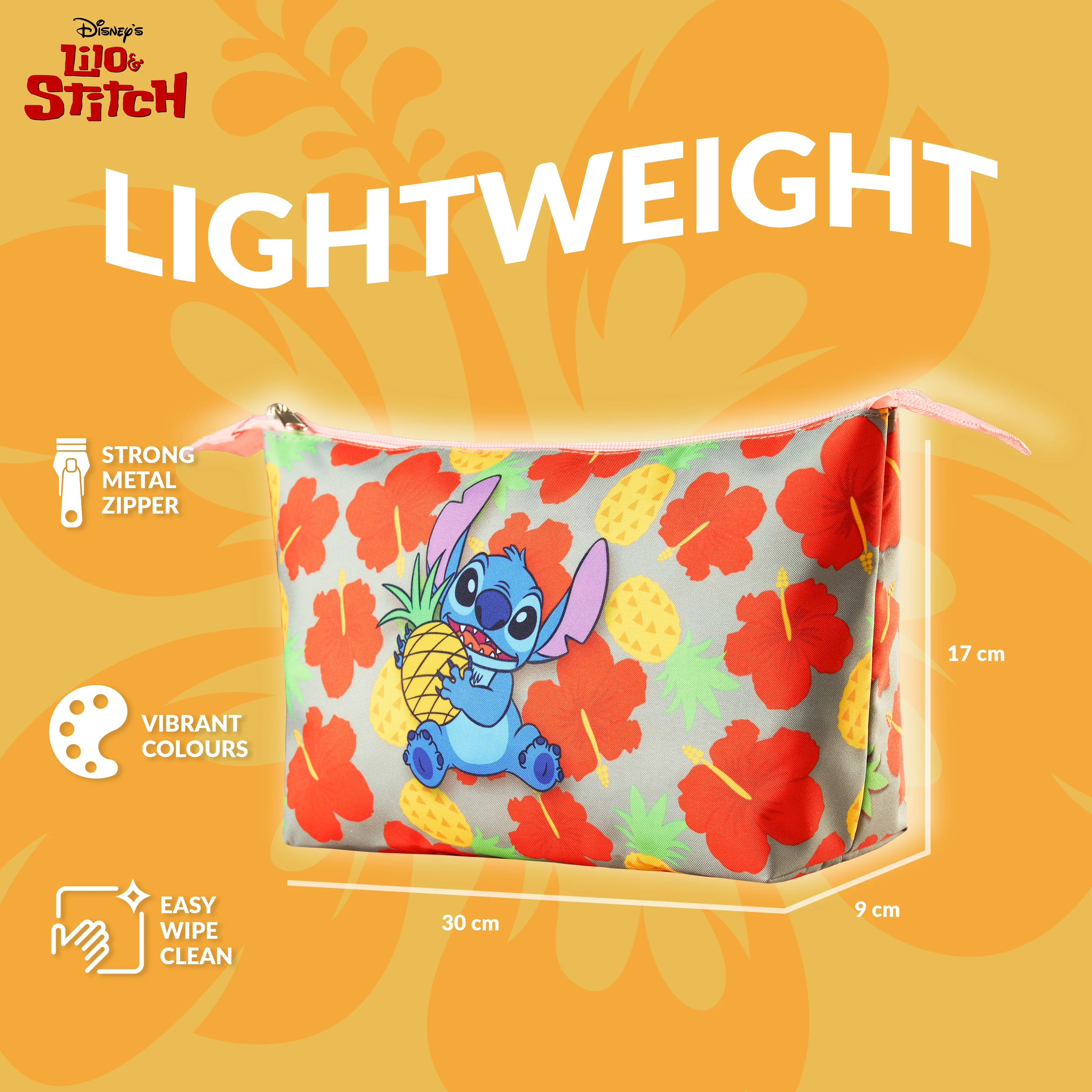 Disney Makeup Bag, Stitch Cosmetics Bag, Stitch Gifts for Women and Teens (Multi) - Image 6