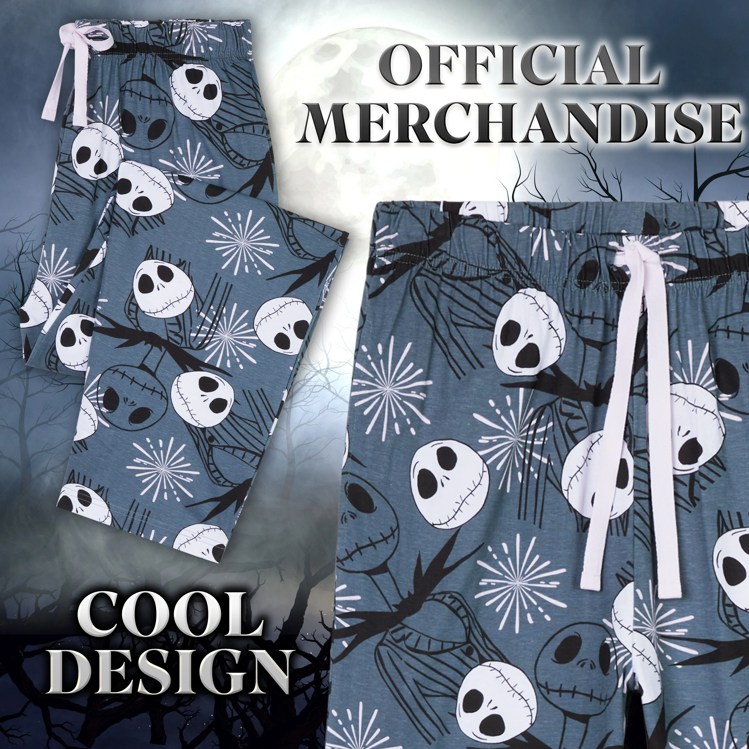 Disney Mens Pyjama Bottoms, Comfy Loungewear PJs with Pockets - Cosy Gifts for Him - Image 2
