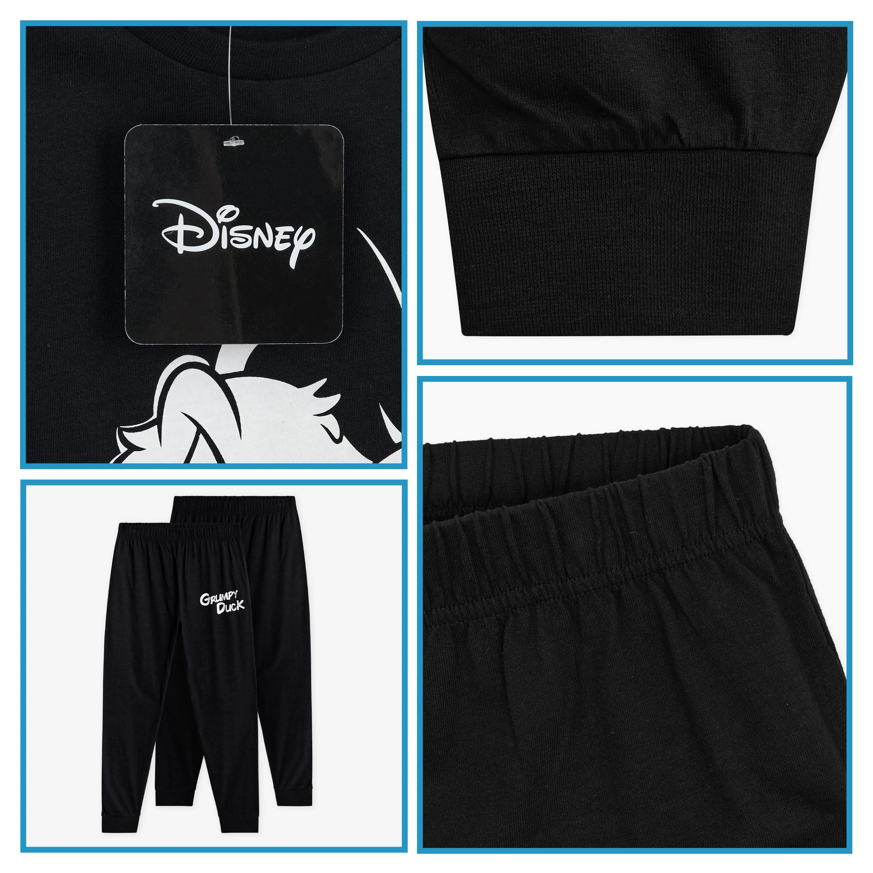 Disney Mens Pyjamas Jack Skellington Donald Duck Grumpy Men's Nightwear Set T-Shirt Long Bottoms PJs M-3XL Loungewear - Image 6