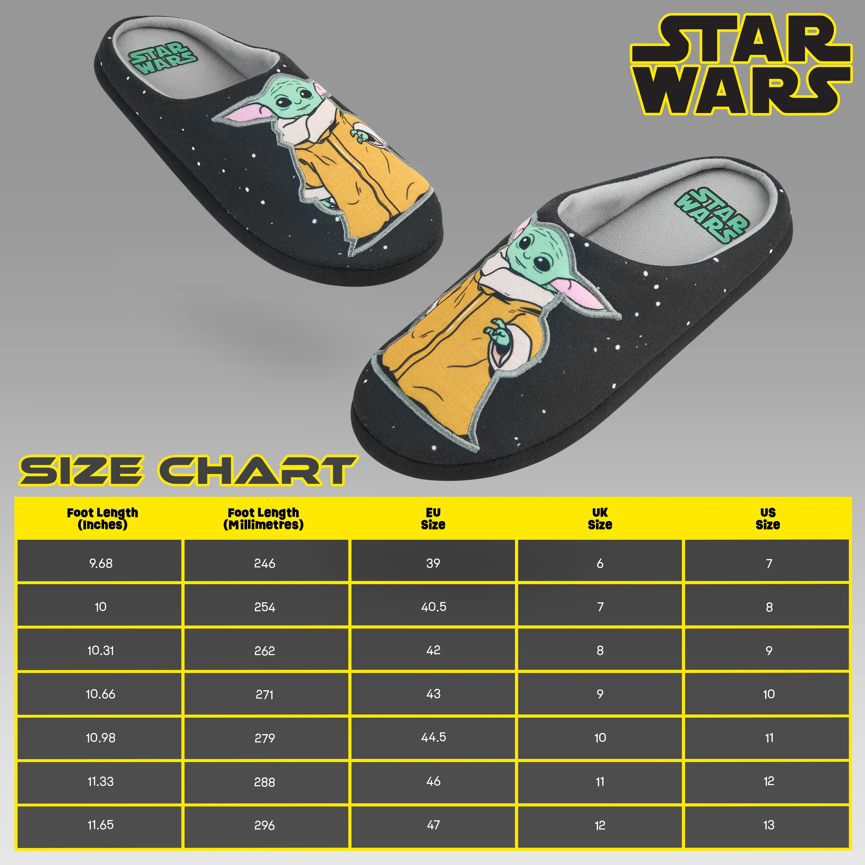Disney Men's Slippers - Baby Yoda House Shoes - Image 7