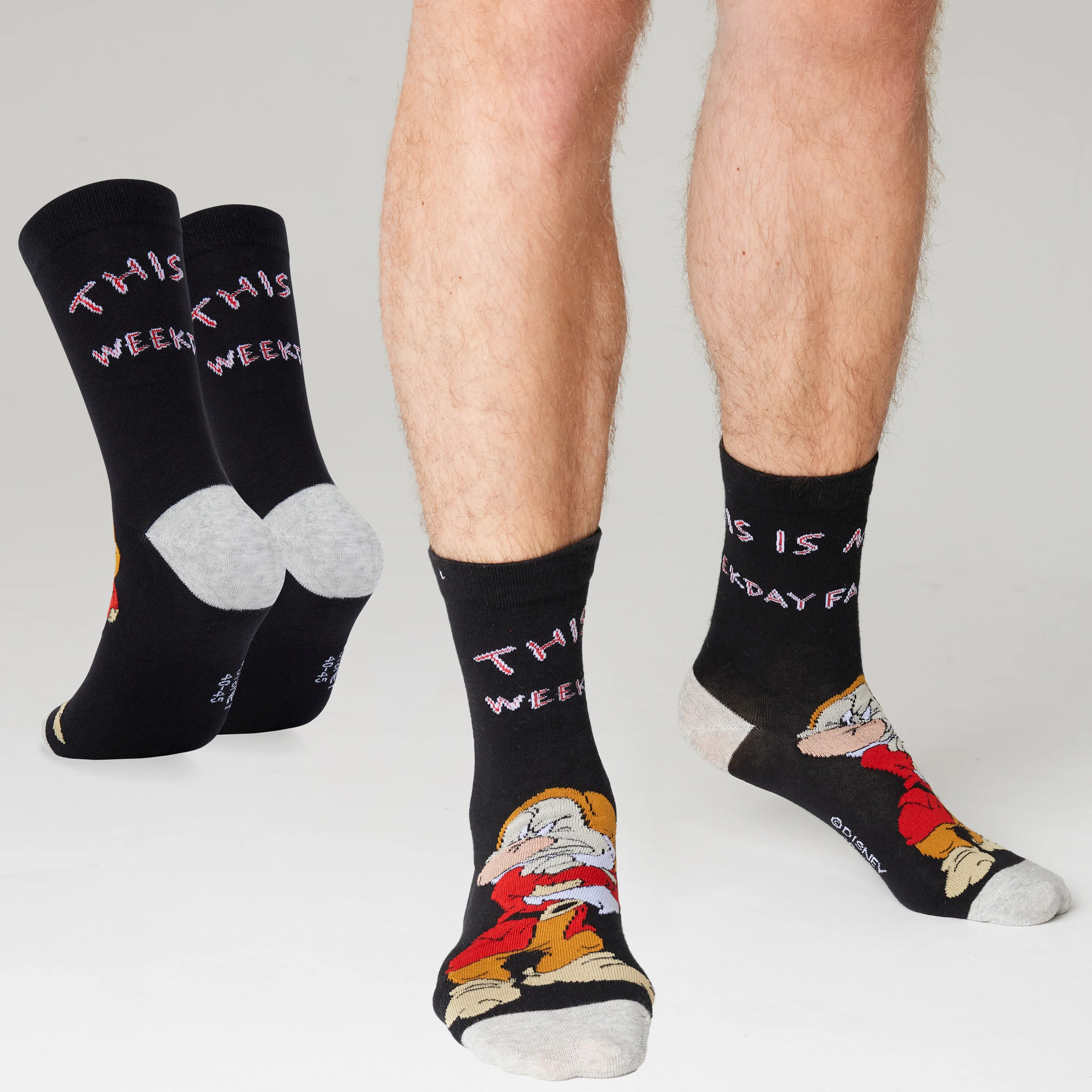 Disney Mens Socks Baby Yoda Crew Socks 5 Pack Star Wars Ankle Socks Size 6.5-9.5 Mickey Mouse Soft Breathable Work Socks Boba Fett Star Wars Gifts for Men - Image 4