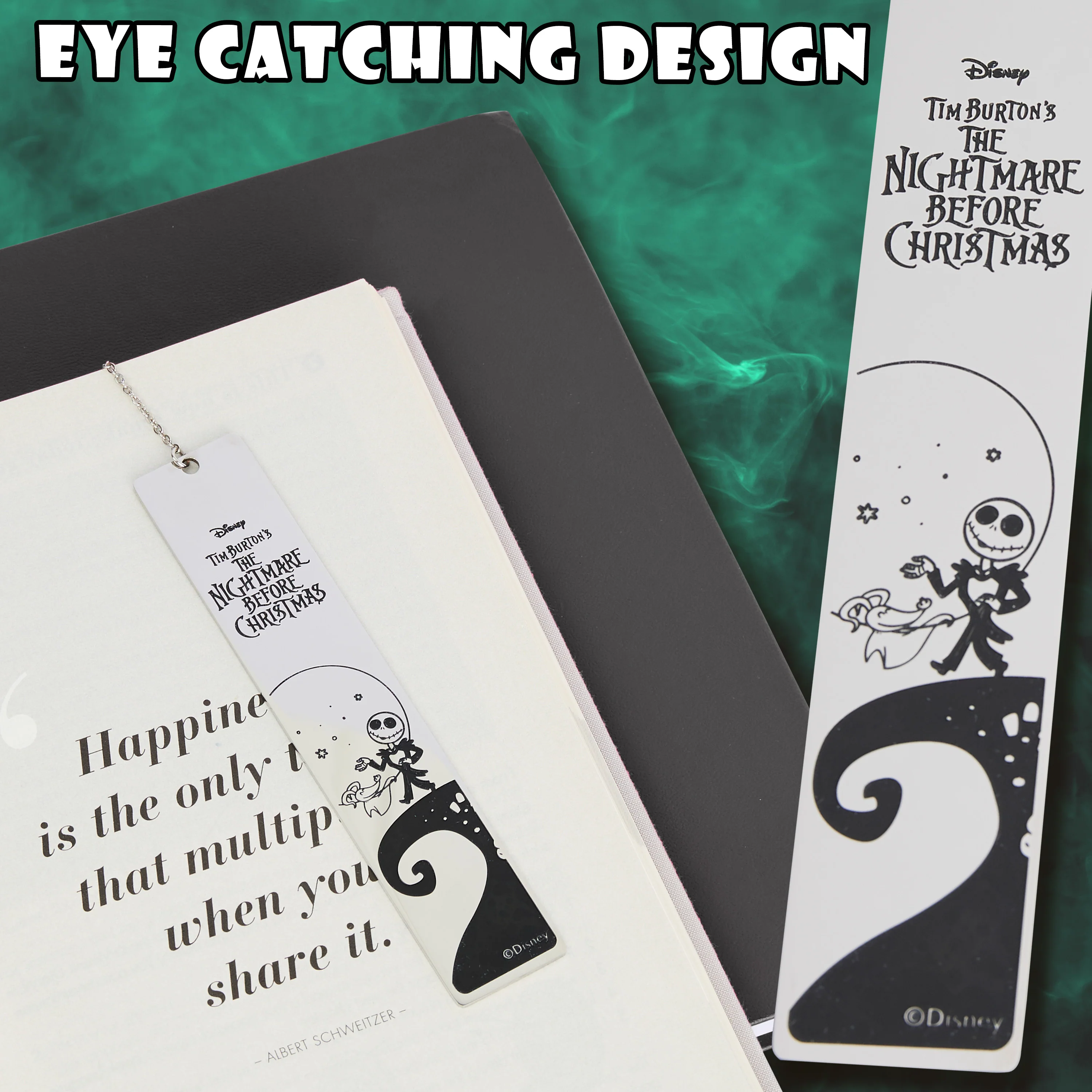 Disney Metal Bookmarks with Gift Box Metal Bookmark with Inspirational Quote and Charm - Image 5