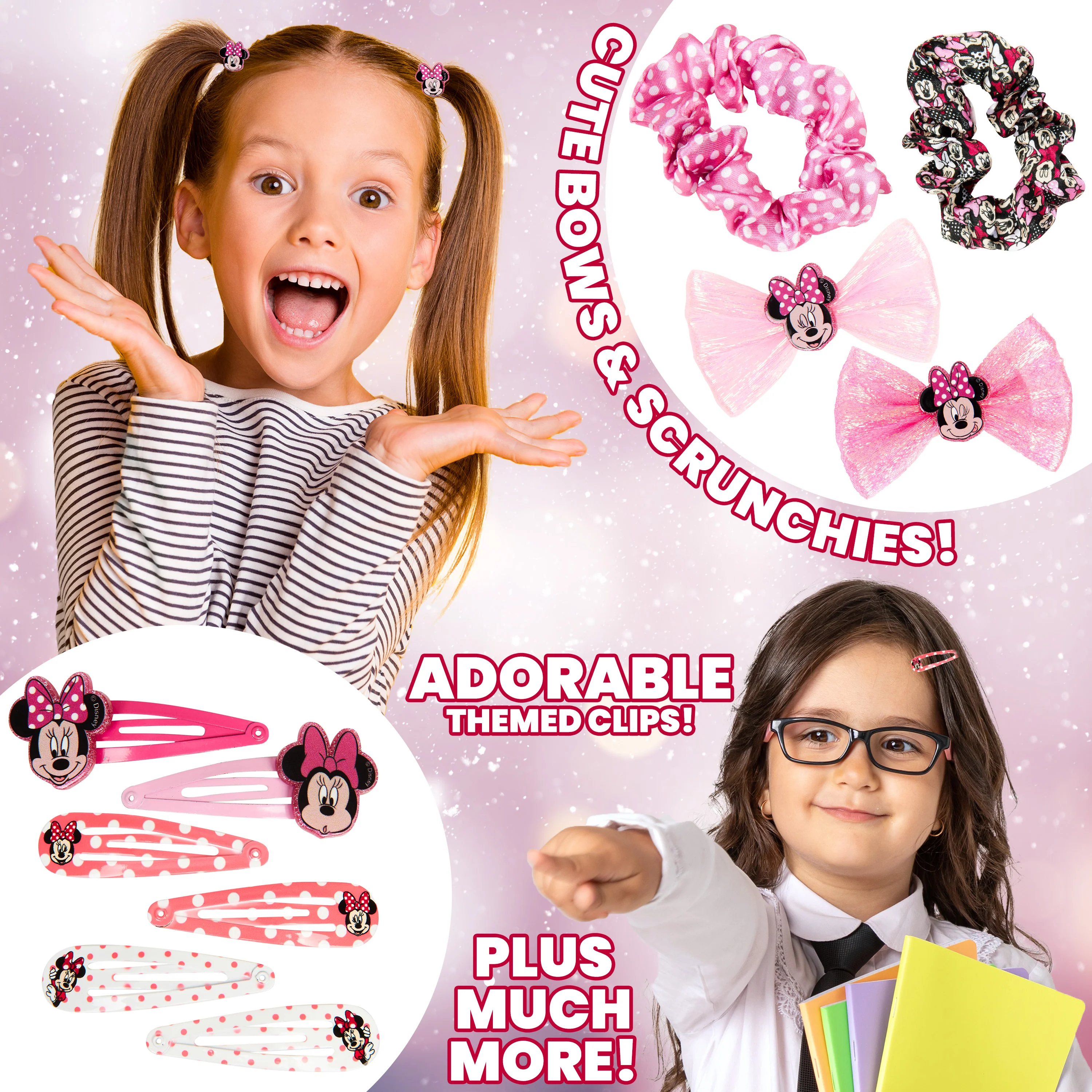 Disney Minnie Mouse Advent Calendar 2025 Hair Accessories Countdown Calendar (Pink) - Image 5