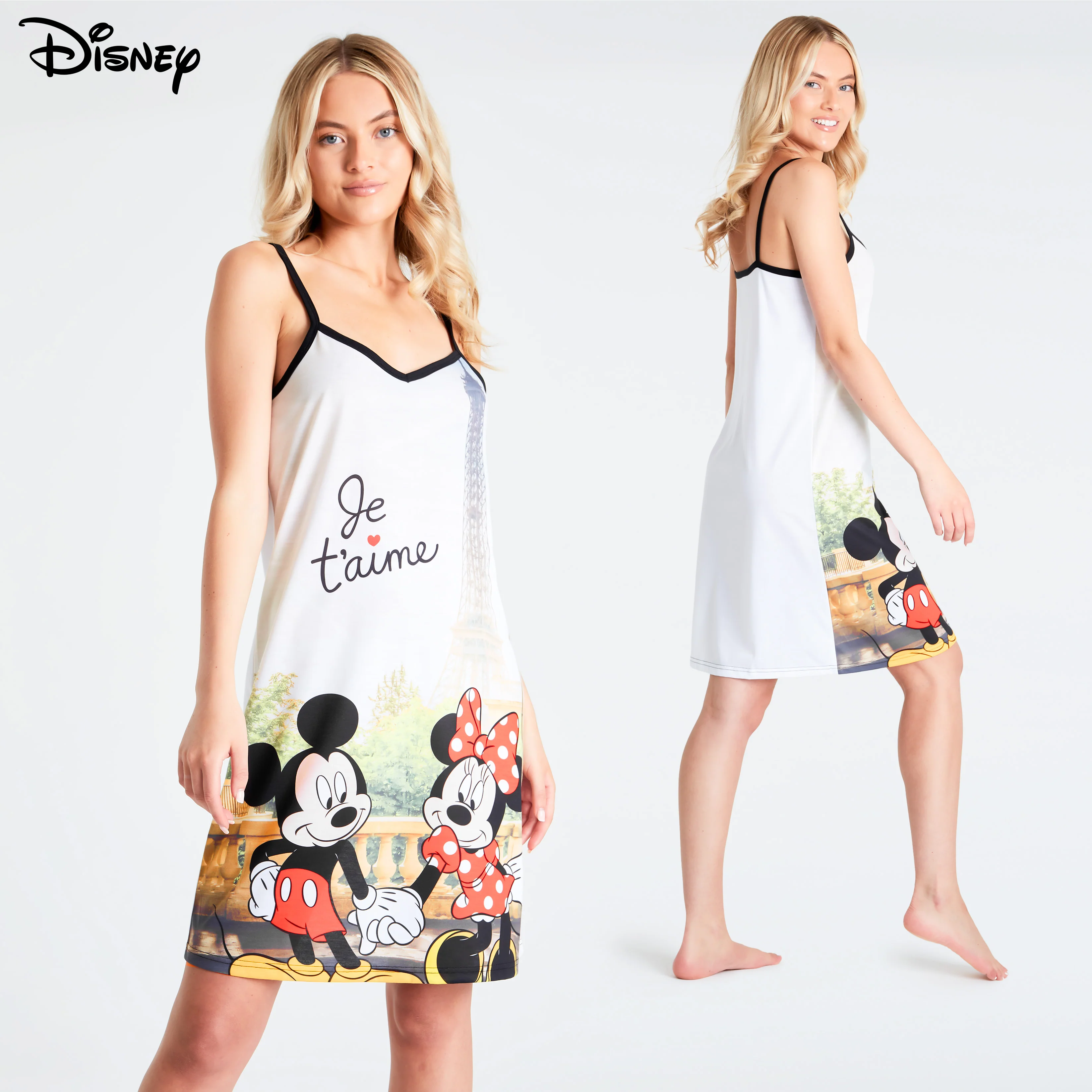 Disney Nighties for Women Strap Nightdress Mickey Minnie - Image 5