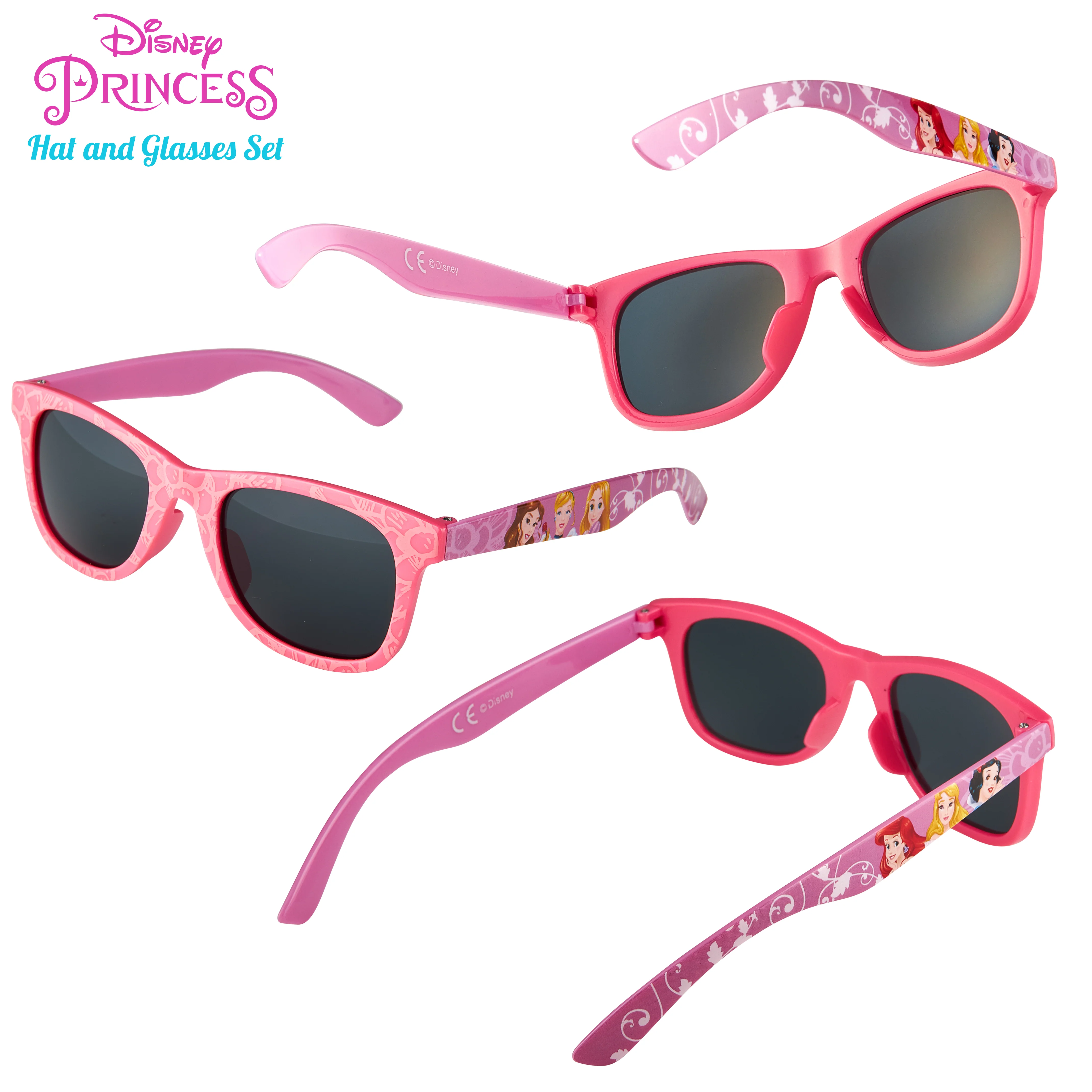Disney Princess Baseball Cap & Kids Sunglasses, Girls Sun Hat & Sunglasses - Image 7
