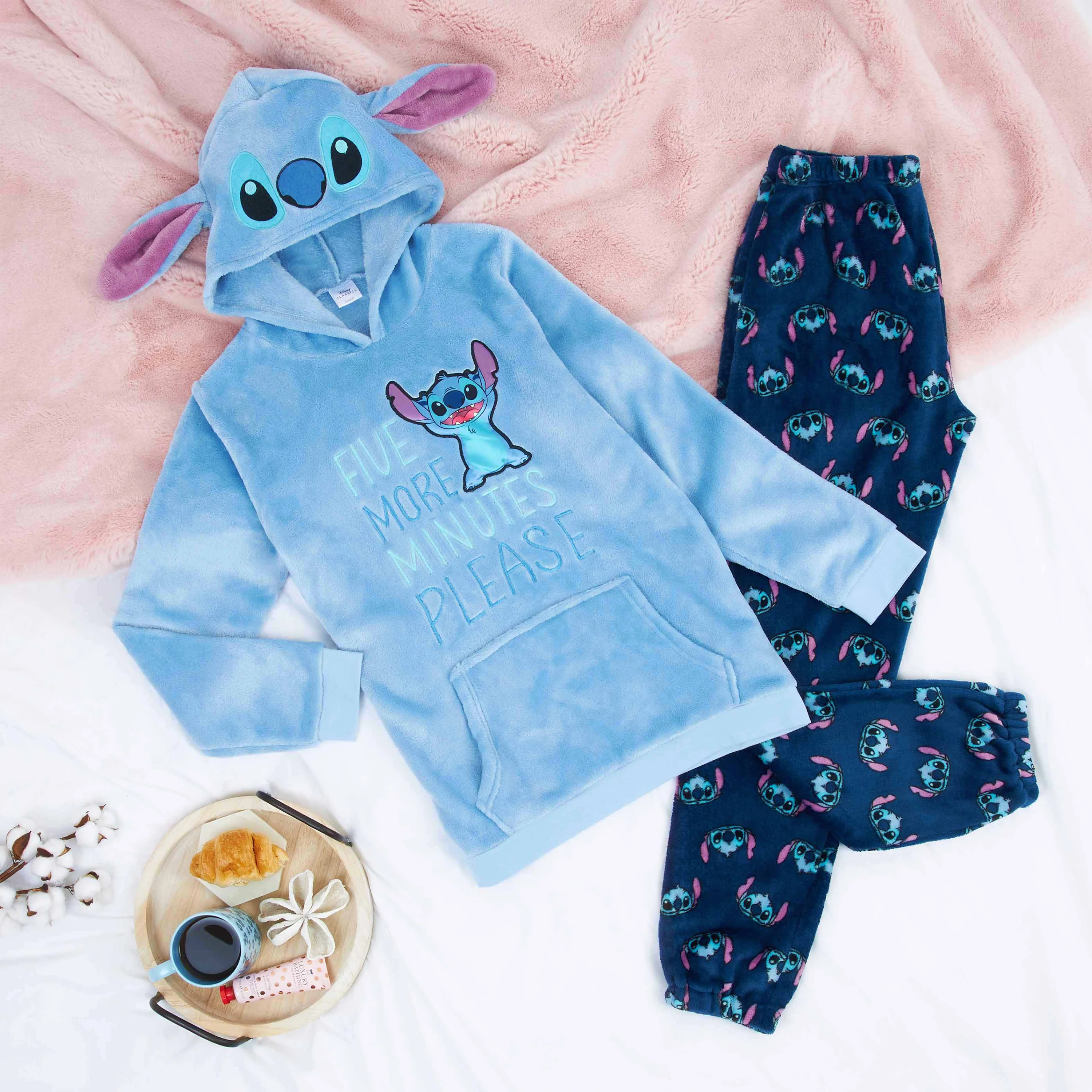 Disney Pyjamas for Women, Fluffy Ladies Fleece Eeyore Pyjamas - Image 3