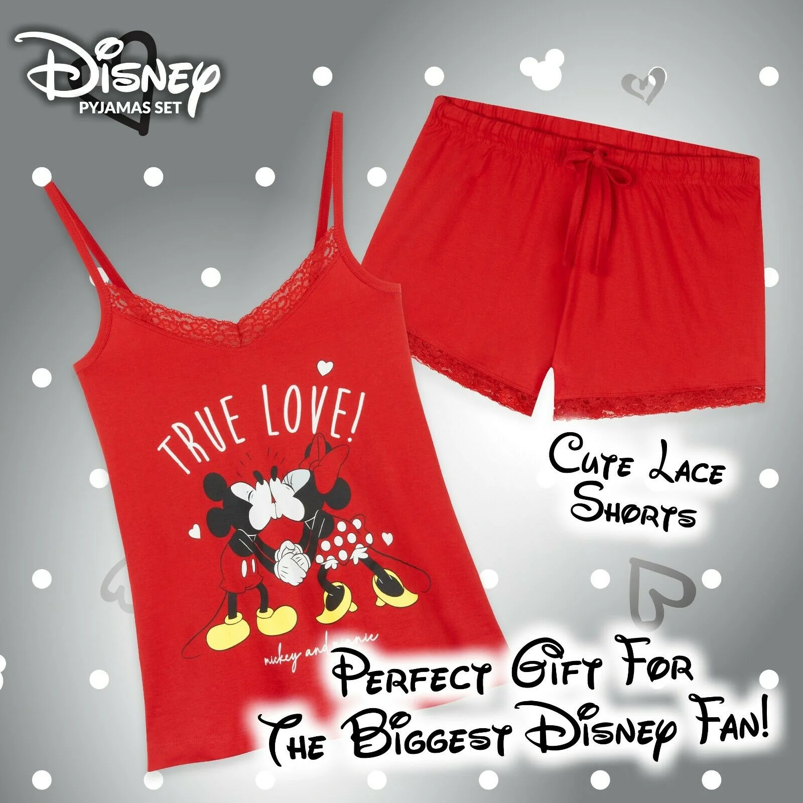 Disney Pyjamas Women, Short PJs Women Set, Disney Gifts for Women - Image 3