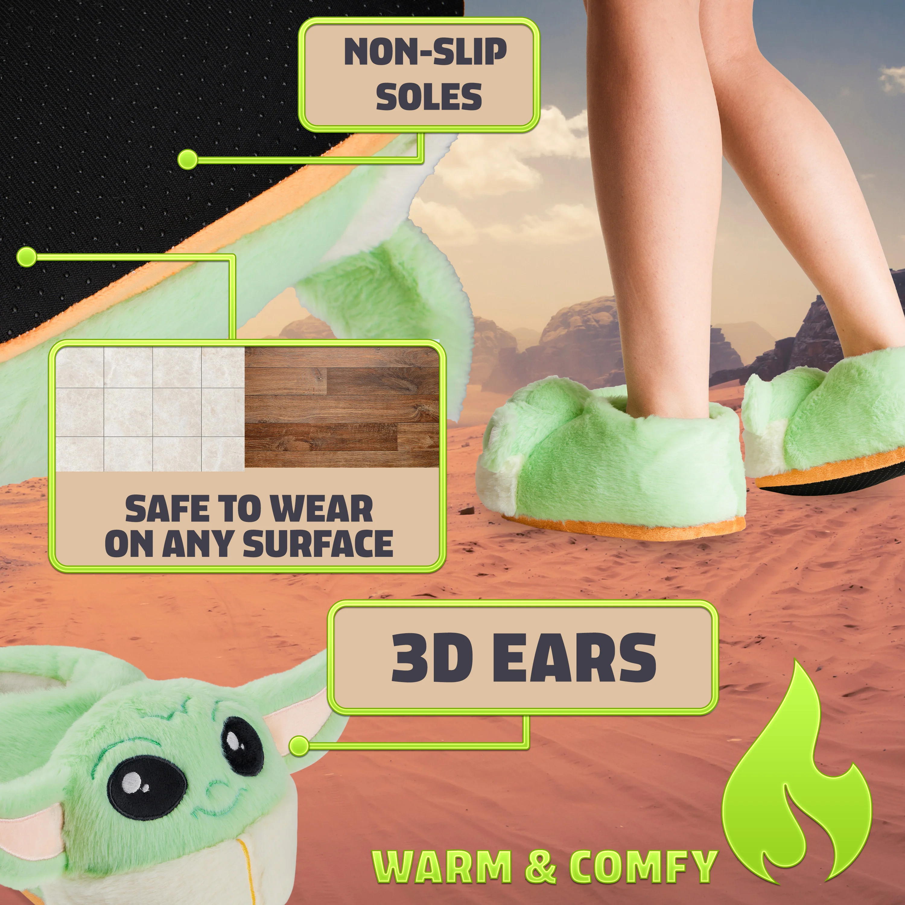 Disney Stitch Slippers Women 3D Warm Soft Ladies Slippers Anti Slip Sole Cushioned Novelty Slippers for Women and Teens Size 3-8 Eeyore Stitch Gifts - Image 4