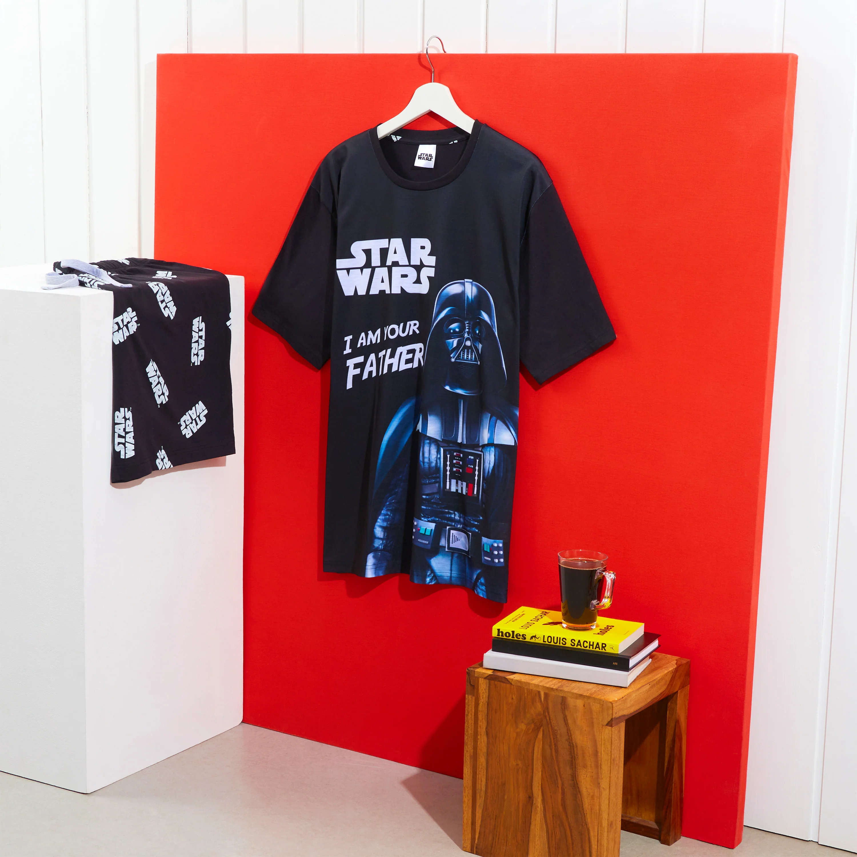Disney Star Wars Mens Short Pyjamas Set, Dad Loungewear - Darth Vader - Image 2