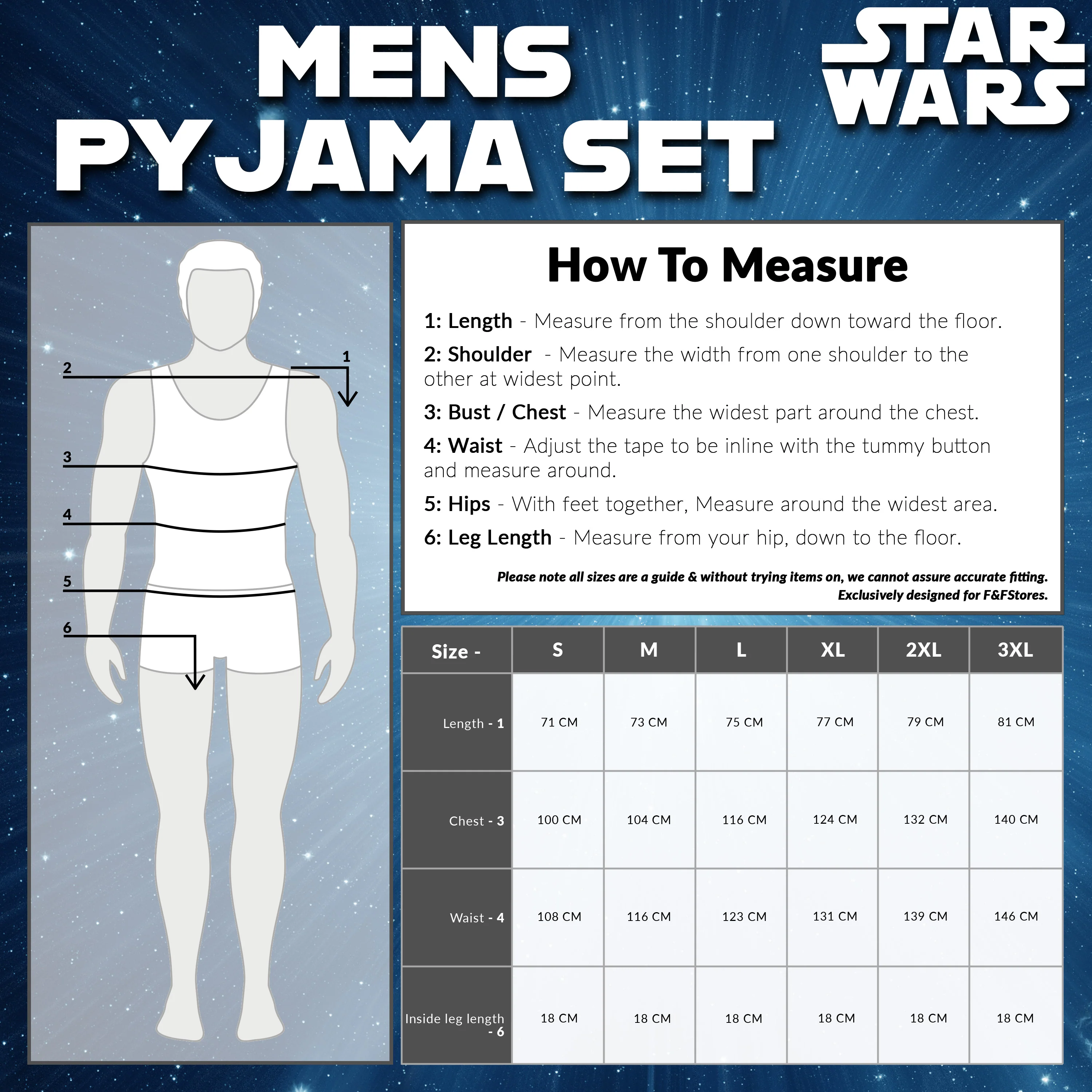 Disney Star Wars Mens Short Pyjamas Set, Dad Loungewear - Darth Vader - Image 6